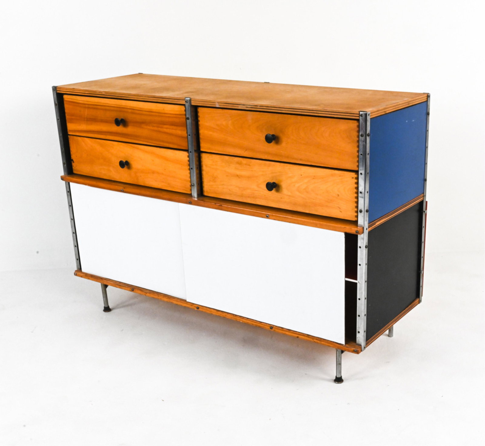 1950'S EAMES HERMAN MILLER ESU 200-C STORAGE UNIT (1 of 17)