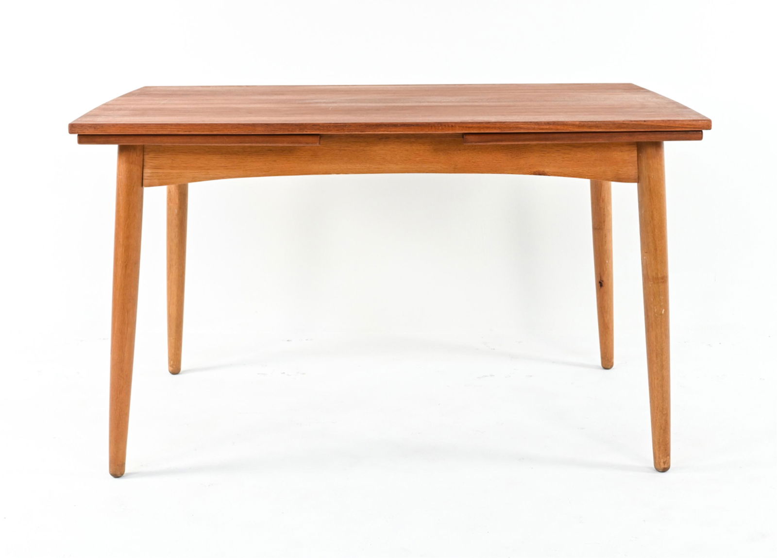 DANISH MODERN DRAW-LEAF DINING TABLE, C. 1980'S (1 of 9)