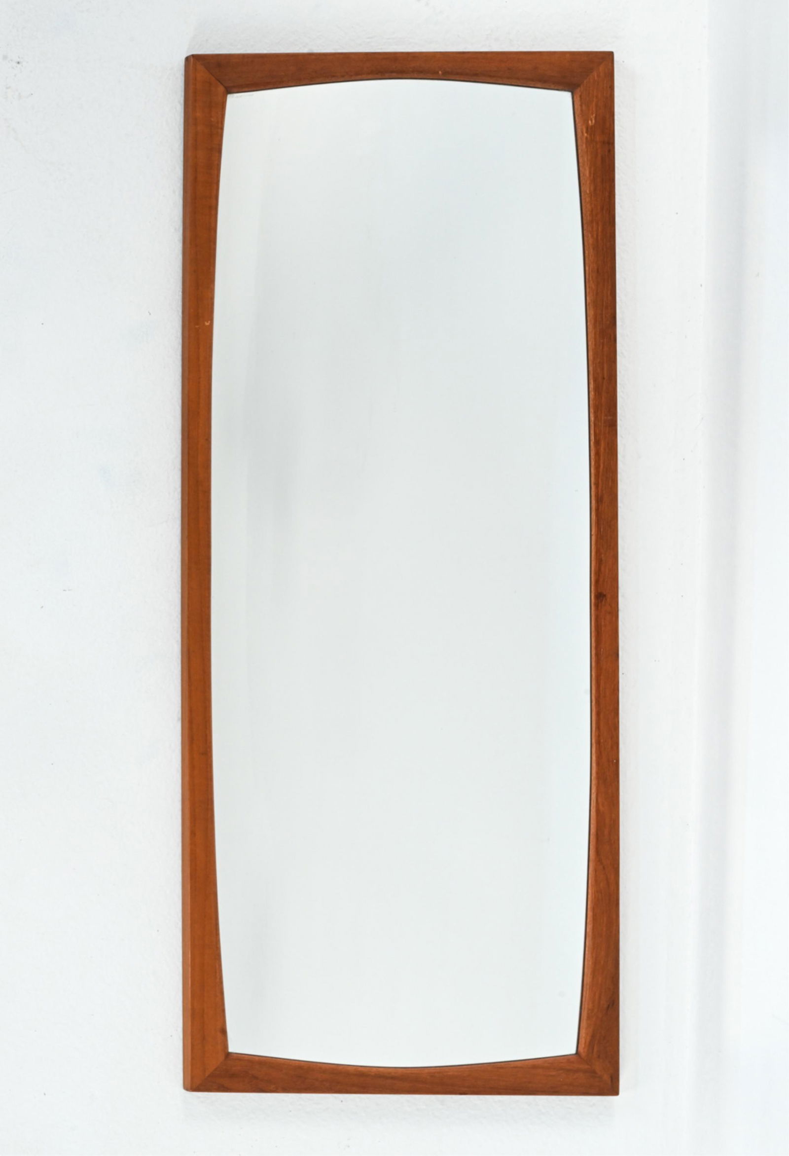 DANISH MID-CENTURY TEAK WALL MIRROR (1 of 6)