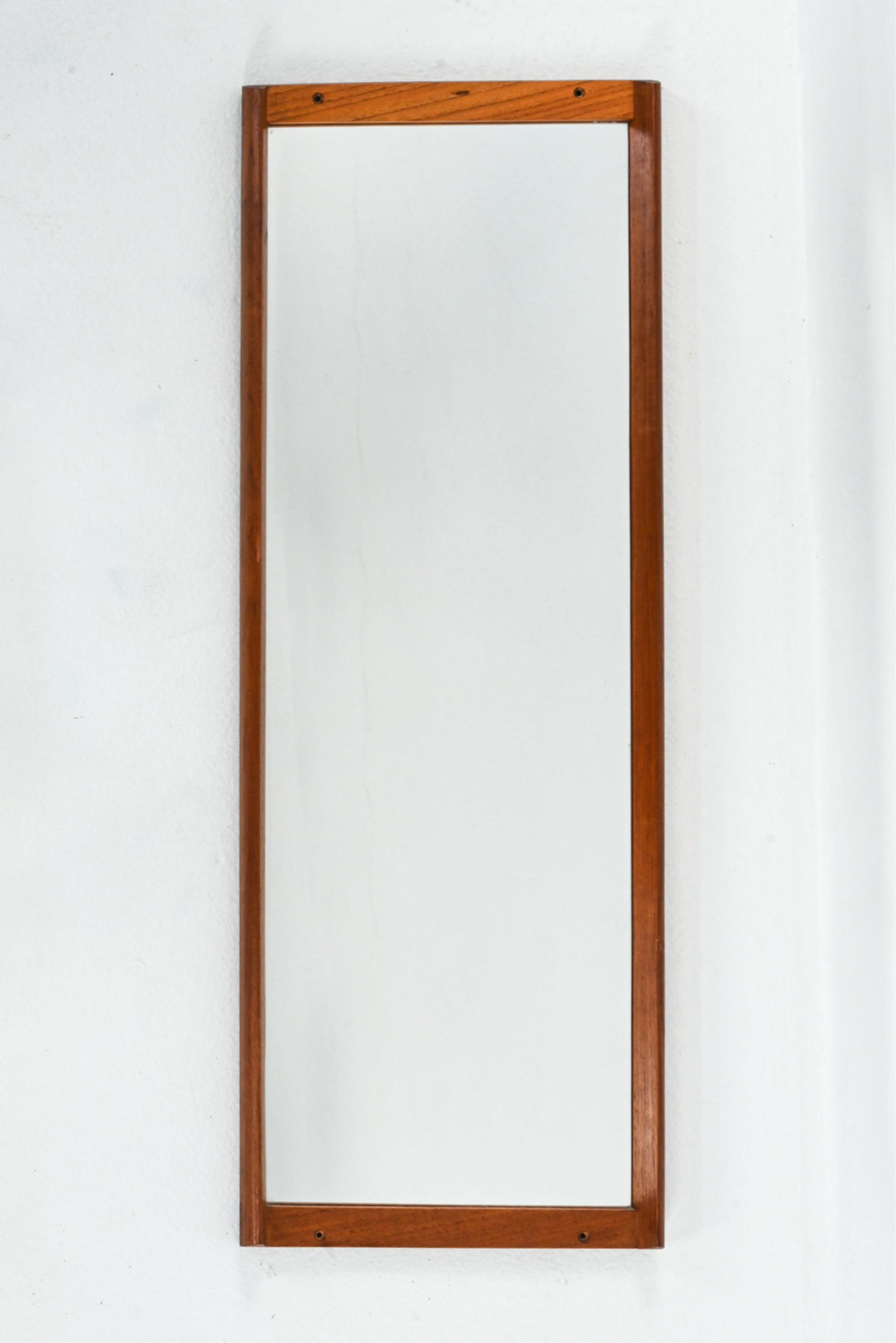 DANISH MID-CENTURY TEAK WALL MIRROR (1 of 5)