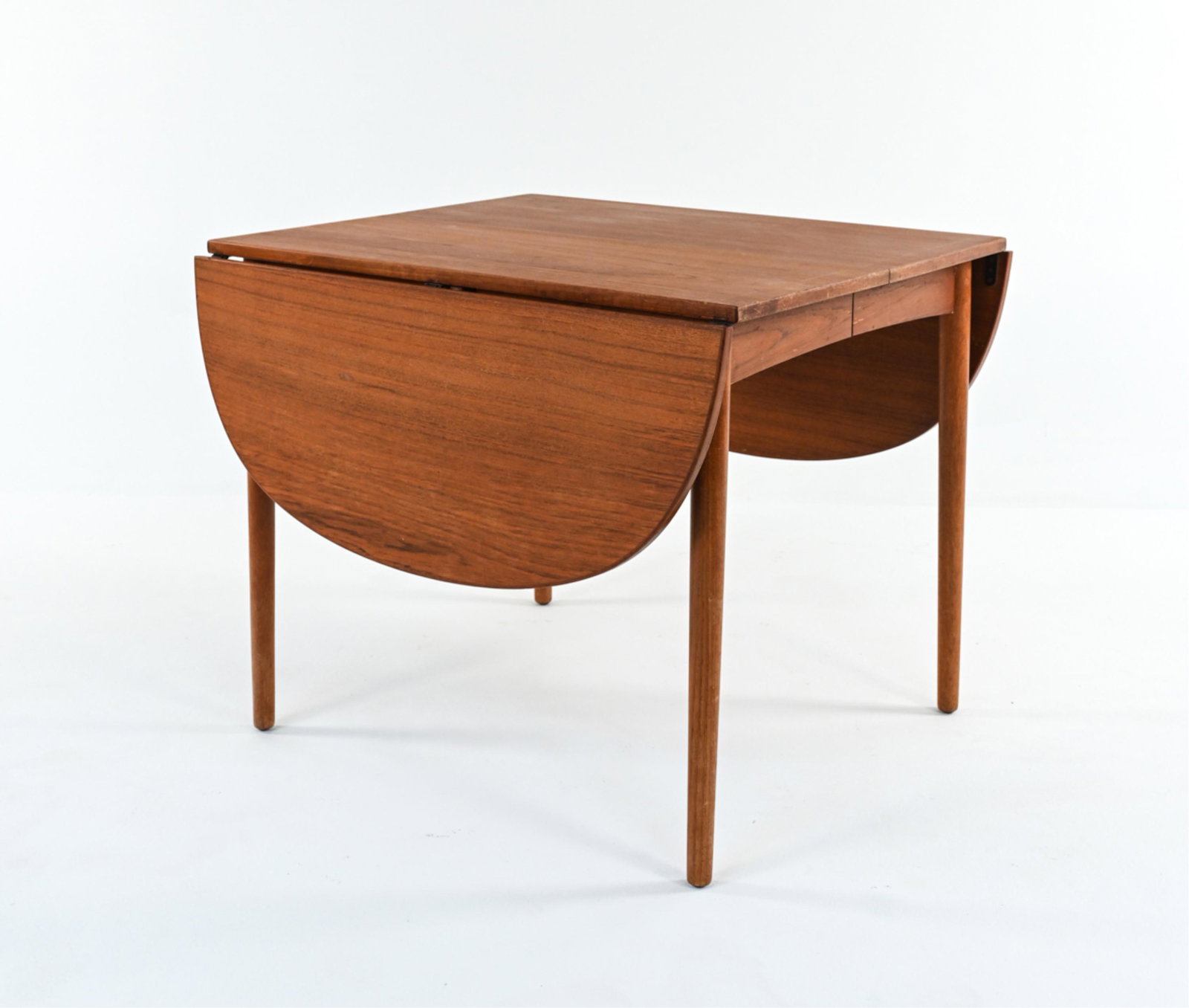 MANNER OF ARNE VODDER TEAK DROP-LEAF DINING TABLE (1 of 13)