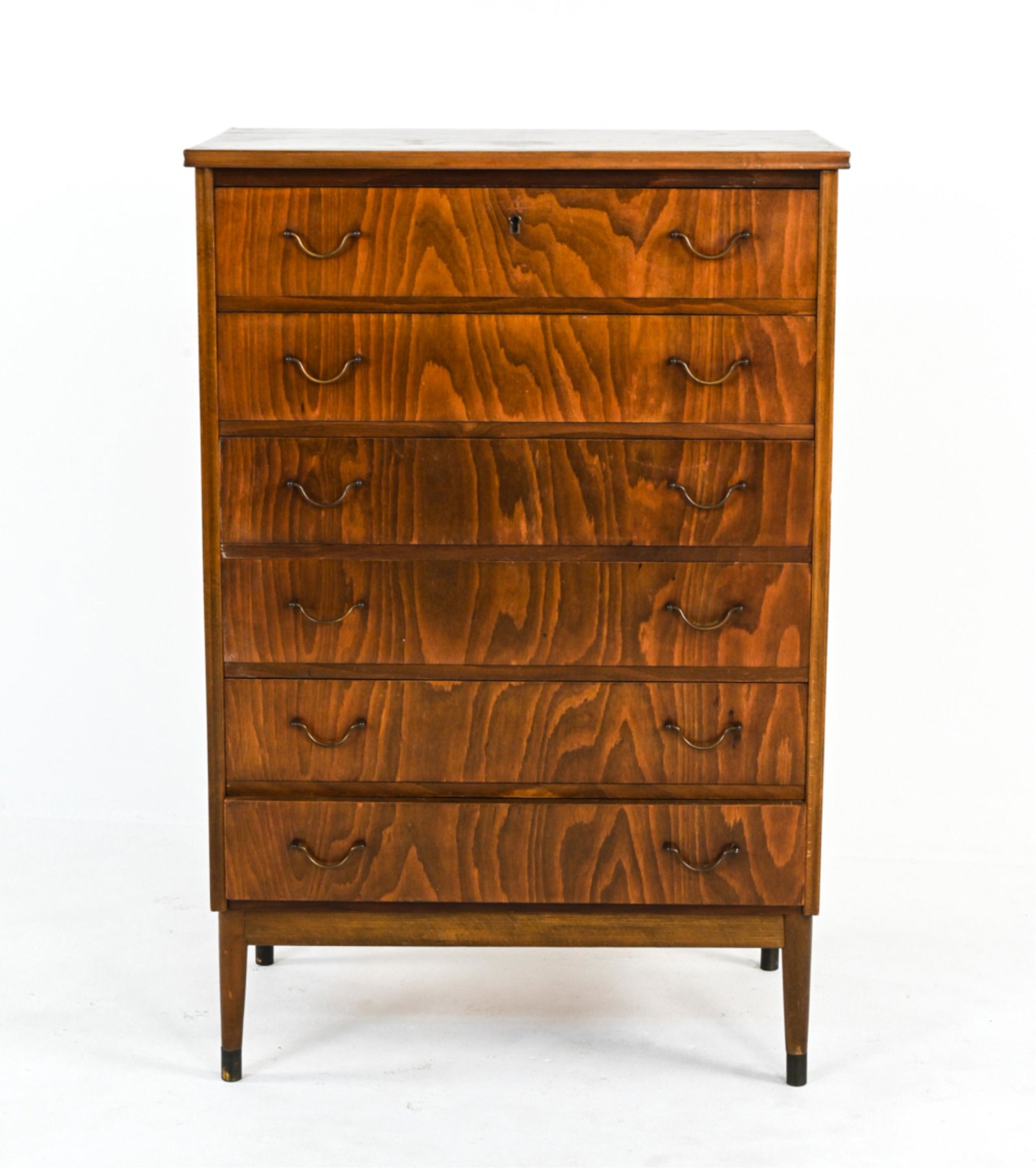 C. 1950'S DANISH CABINETMAKER CHEST OF DRAWERS (1 of 11)