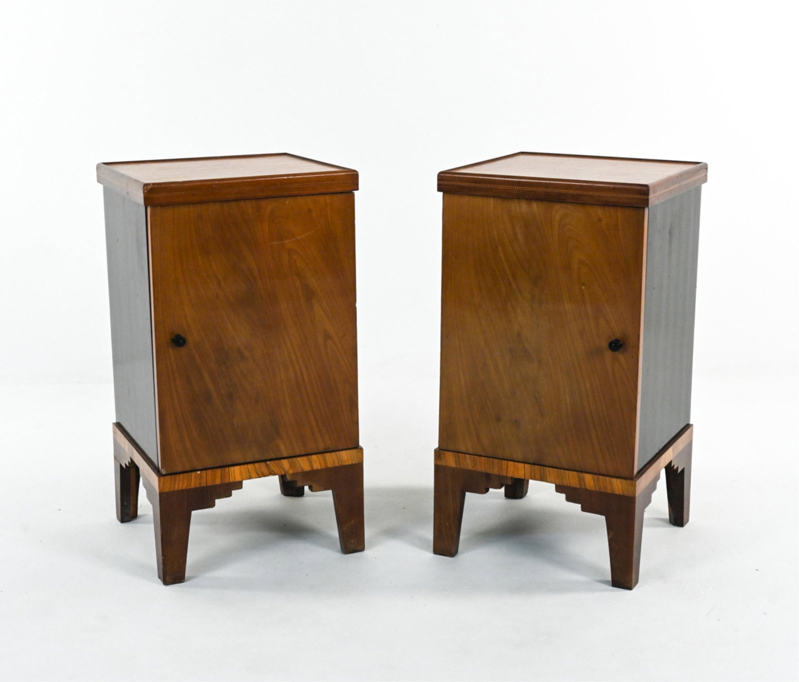 PAIR OF DANISH ART DECO ROSEWOOD SIDE CABINETS (1 of 9)