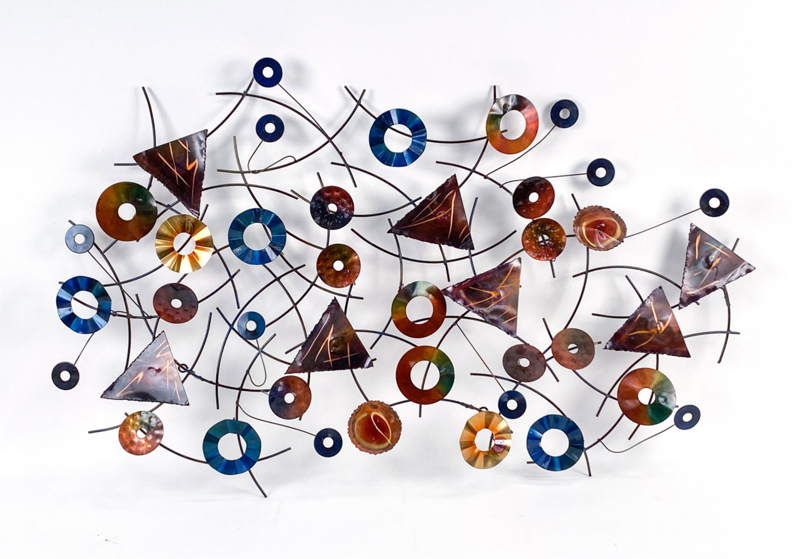 CURTIS JERE SIGNED ENAMELED WALL SCULPTURE (1 of 14)