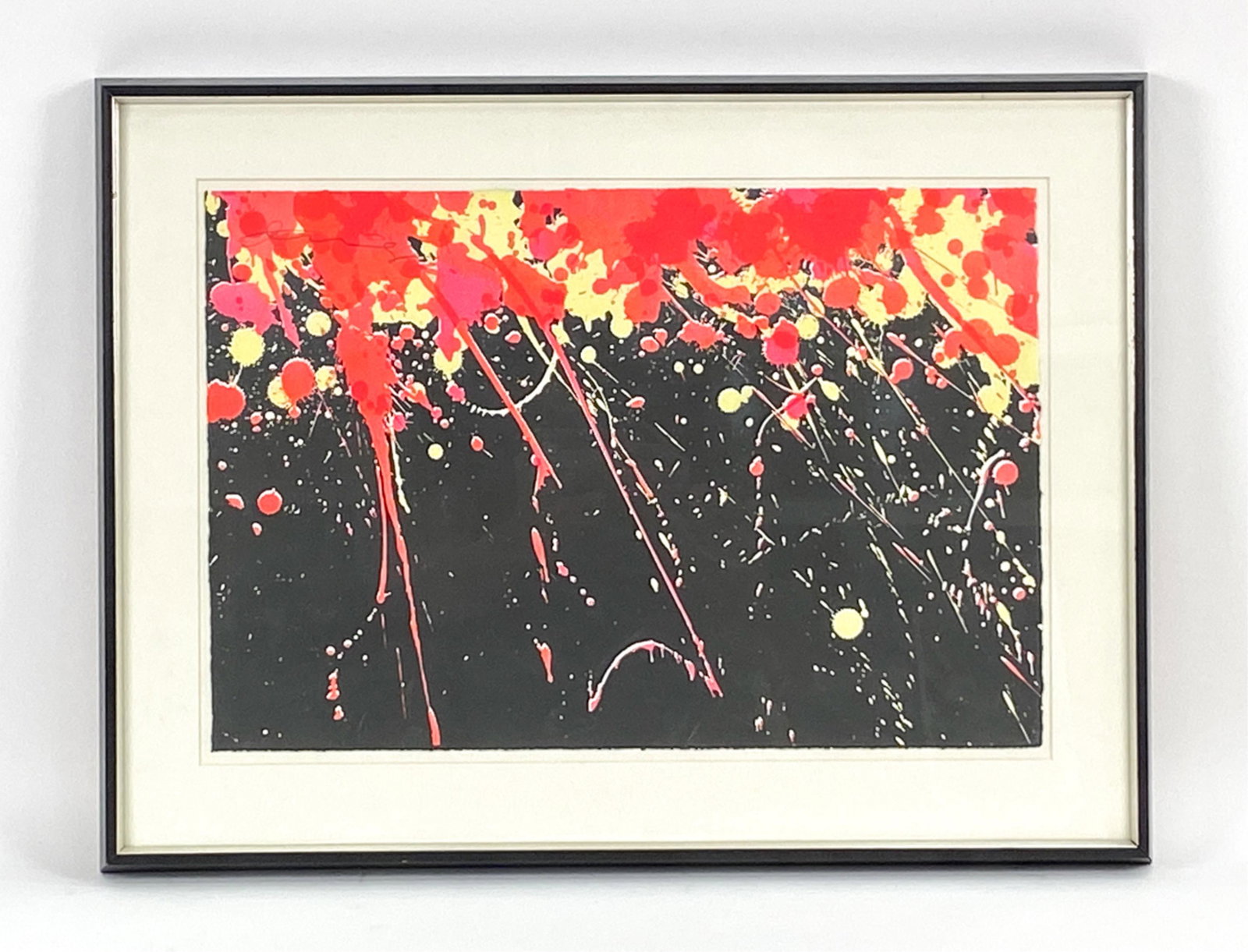 WALASSE TING (1929-2010) LITHOGRAPH "FIREWORKS" (1 of 6)