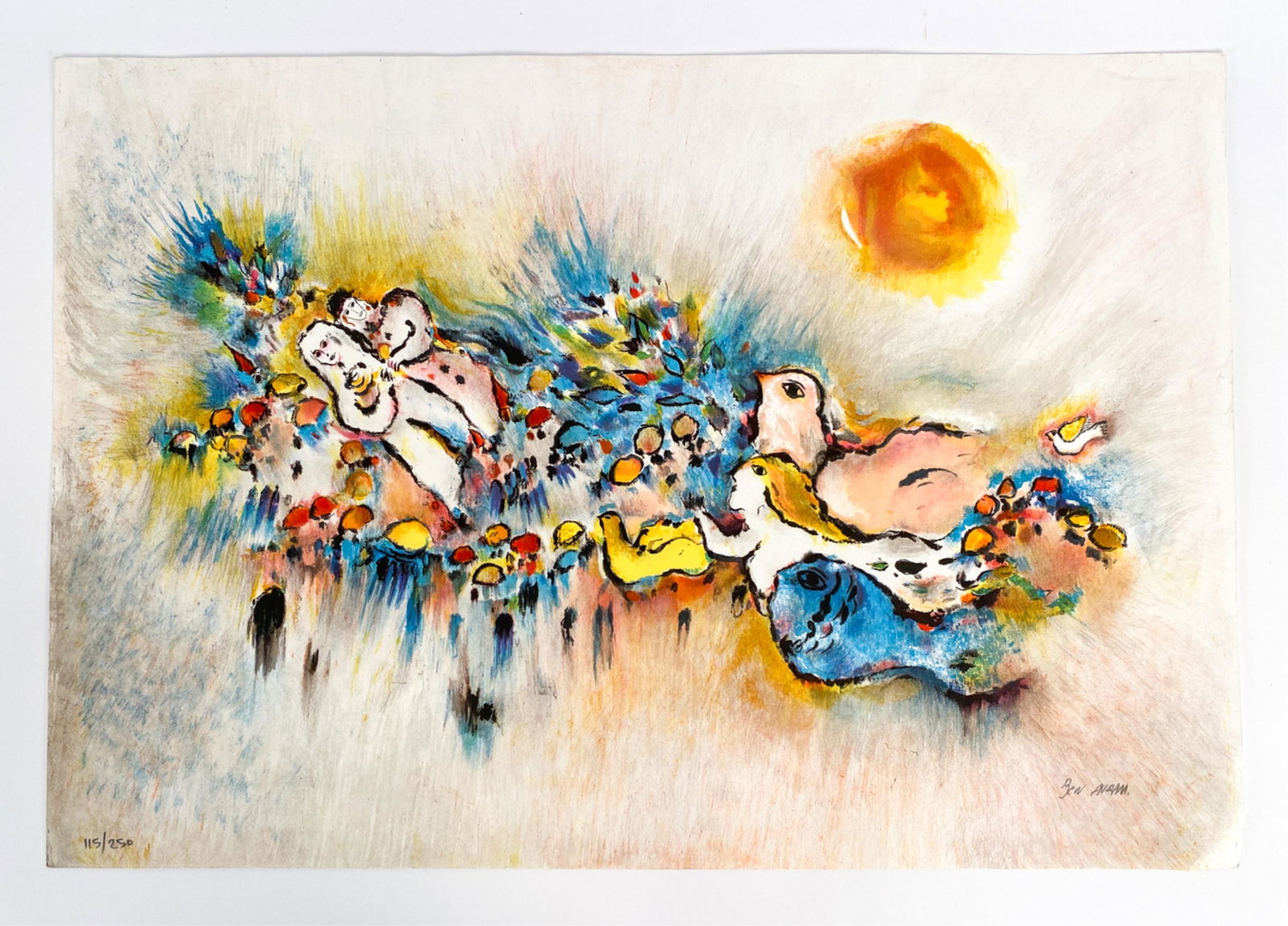 BEN AVRAM, ISRAEL (B. 1937) COLOR LITHOGRAPH (1 of 7)