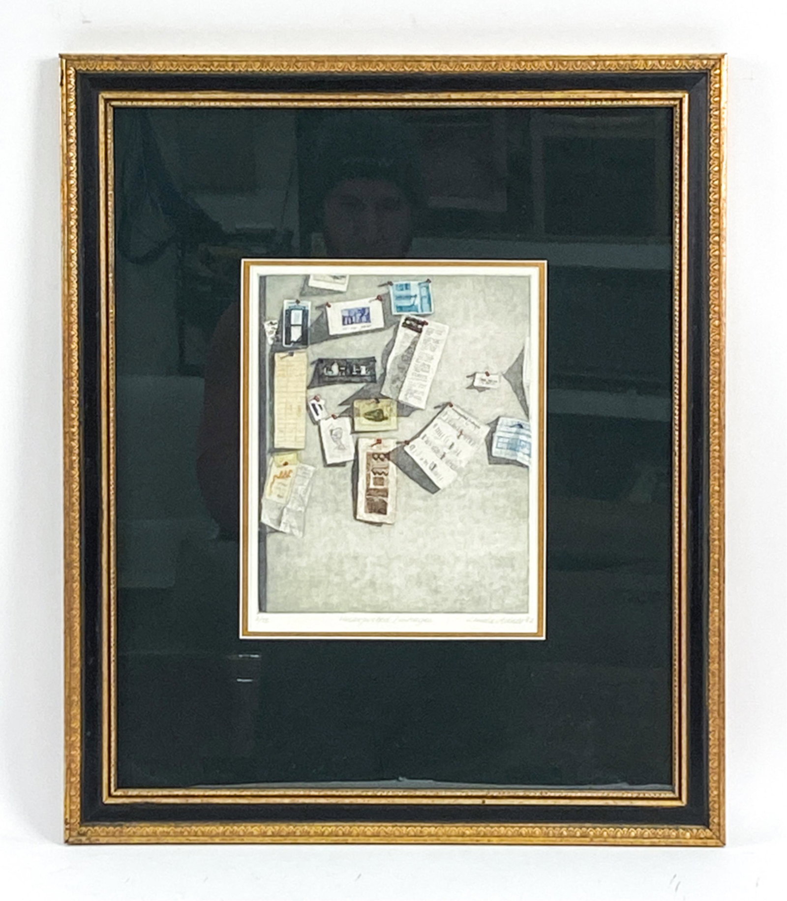LINDA ADATO (20TH C.) COLOR AQUATINT ETCHING (1 of 8)