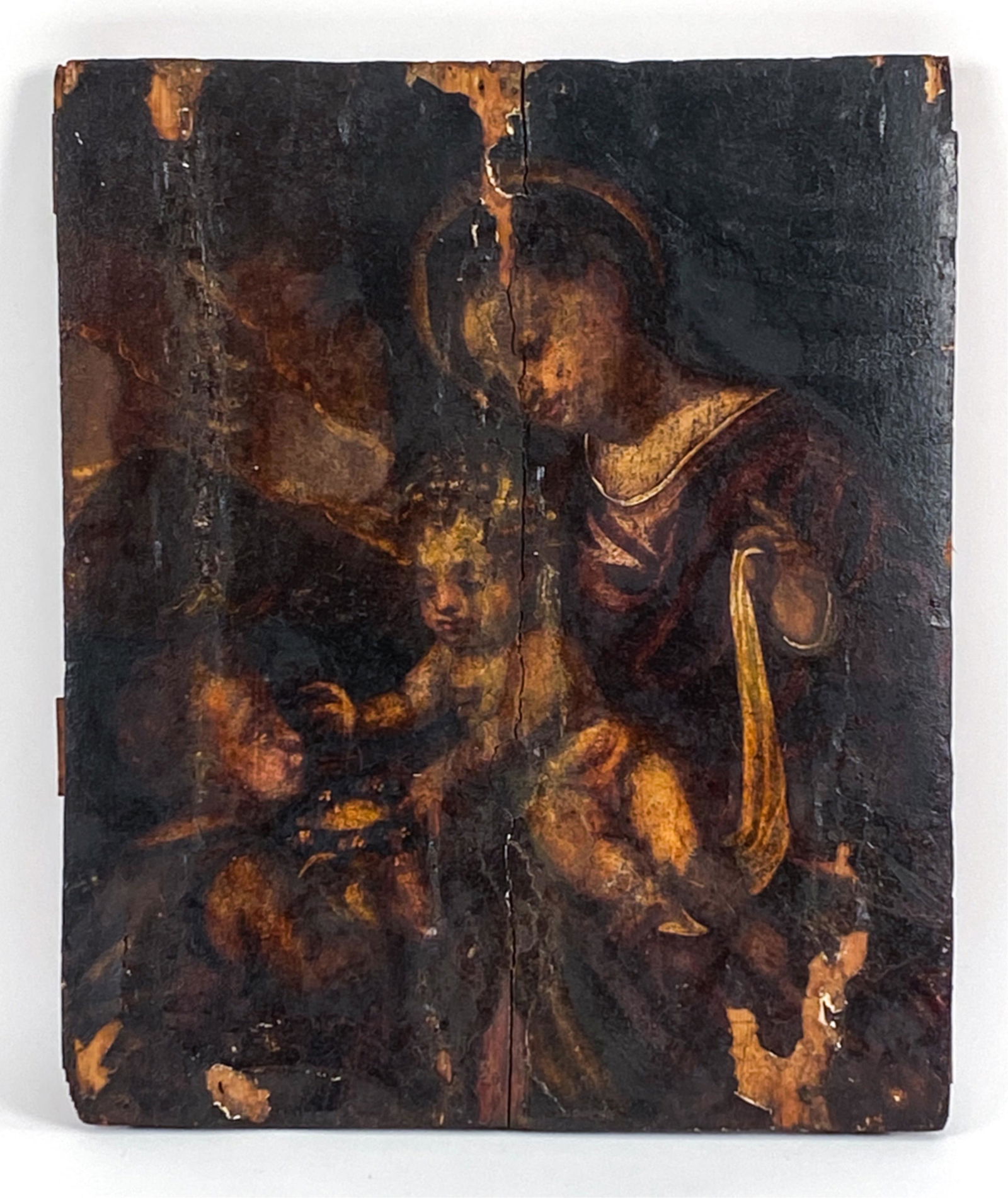 EARLY 16TH C. ITALIAN RENAISSANCE OIL ON PANEL (1 of 10)