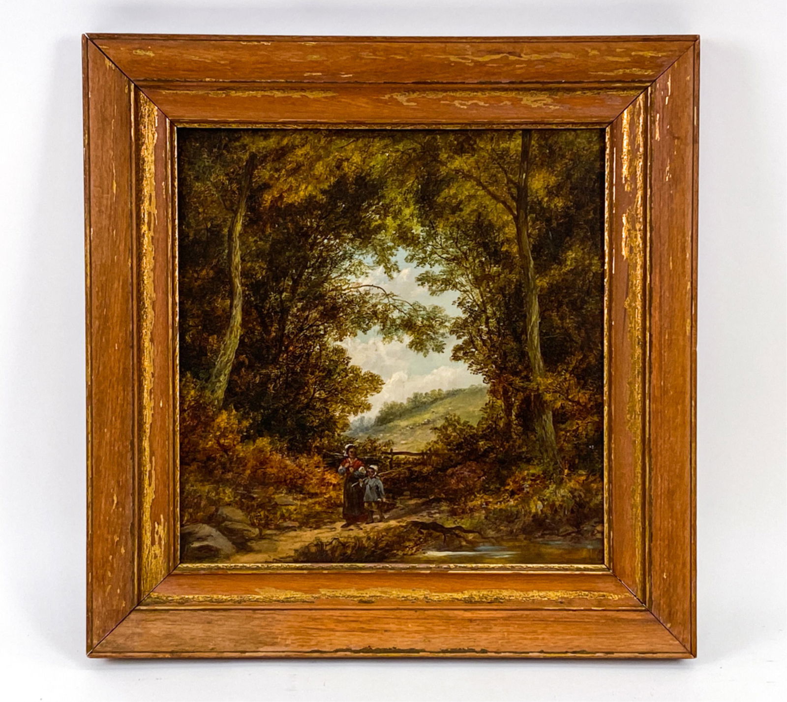19TH C. LANDSCAPE WITH FIGURES (1 of 6)