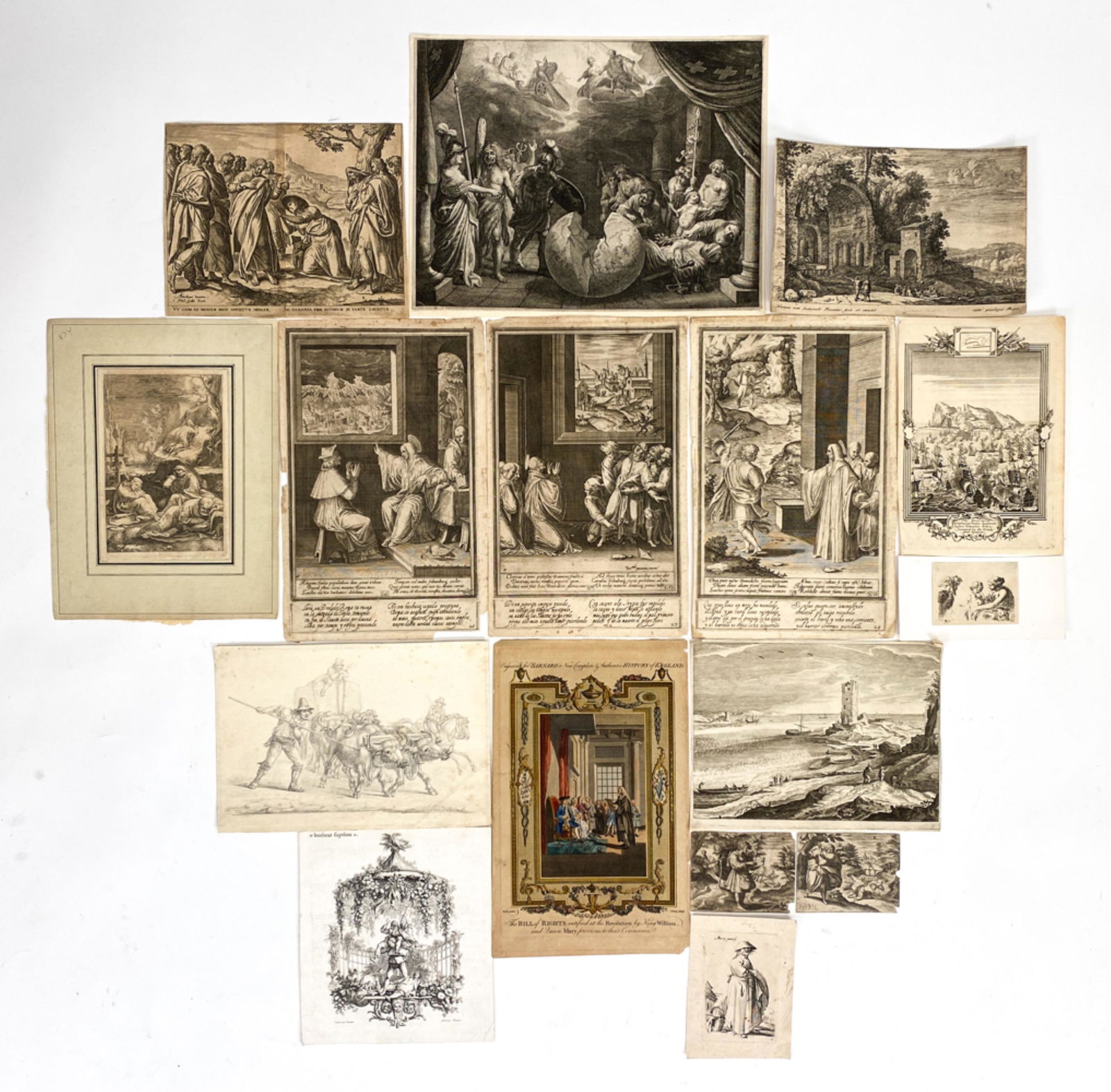 (16) 18TH/19TH C. ENGRAVINGS (1 of 18)