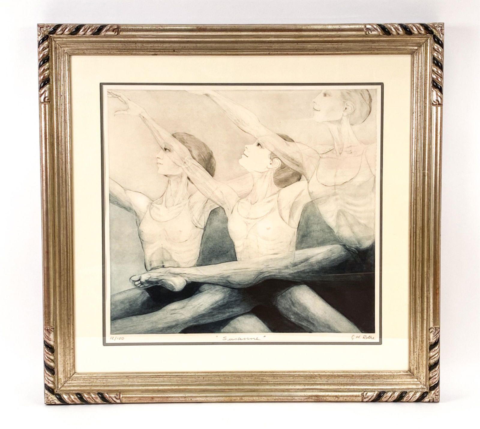 G.H. ROTHE, GERMAN (1935-2007) MEZZOTINT (1 of 8)