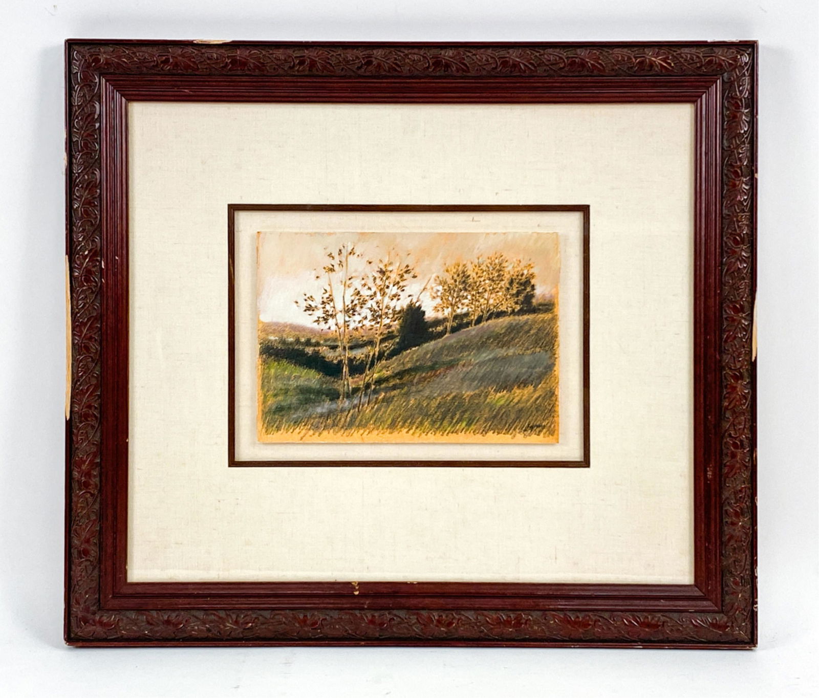 ROBERT KIPNISS (B. 1931) PASTEL ON BOARD (1 of 8)