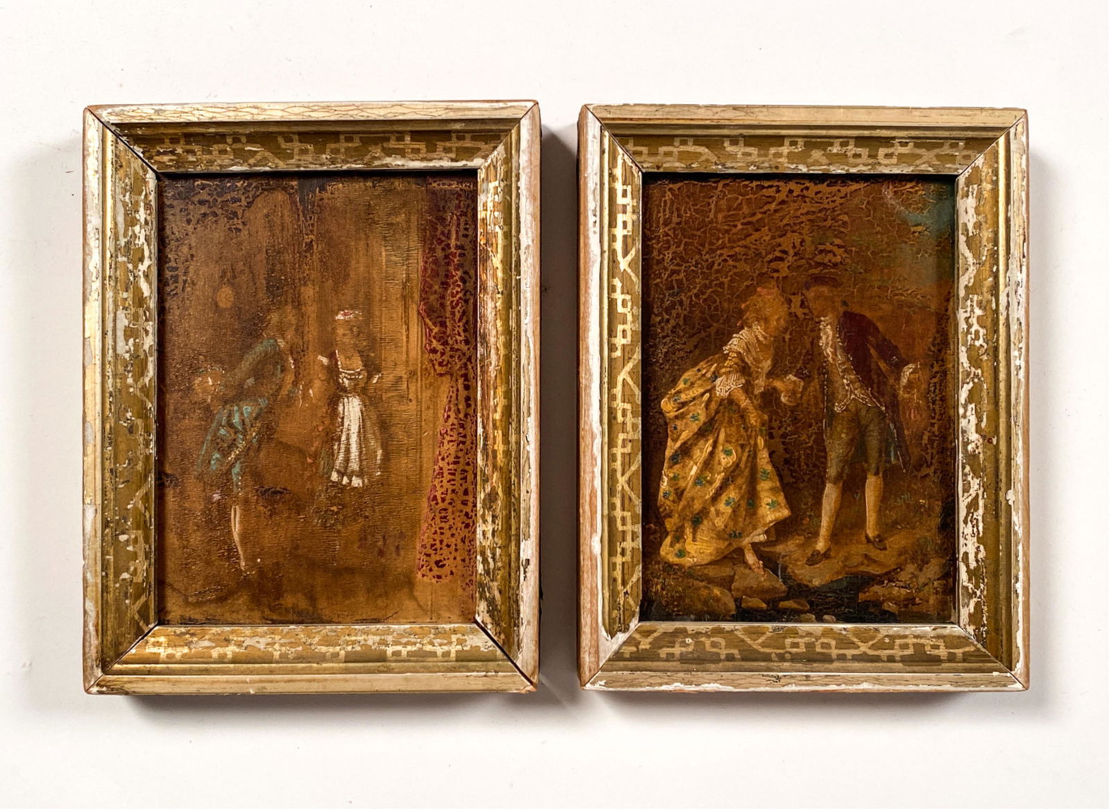 (2) ANTIQUE COLORED PRINTS (1 of 7)