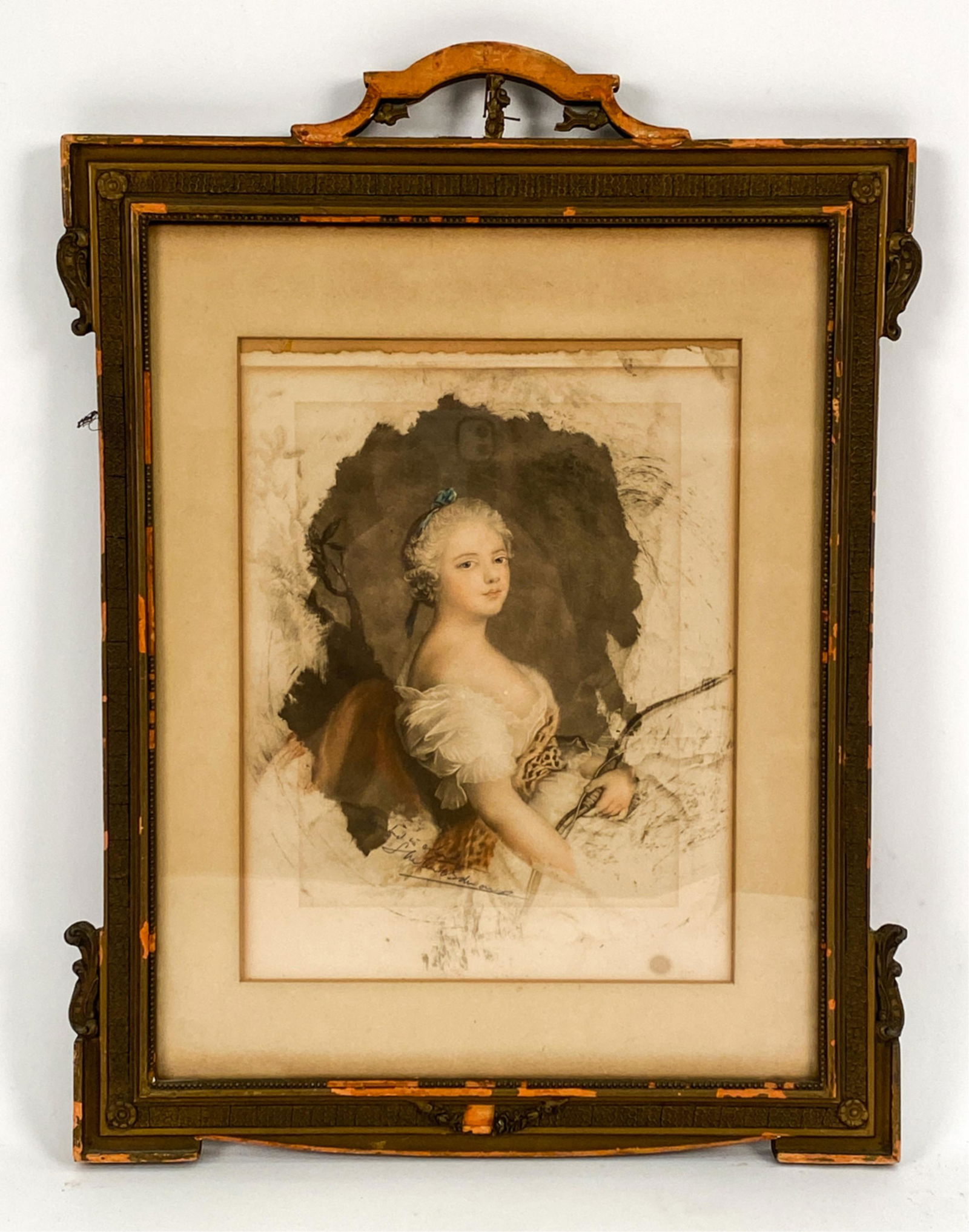 HAND-COLORED PRINT AFTER 18TH CENTURY (1 of 8)