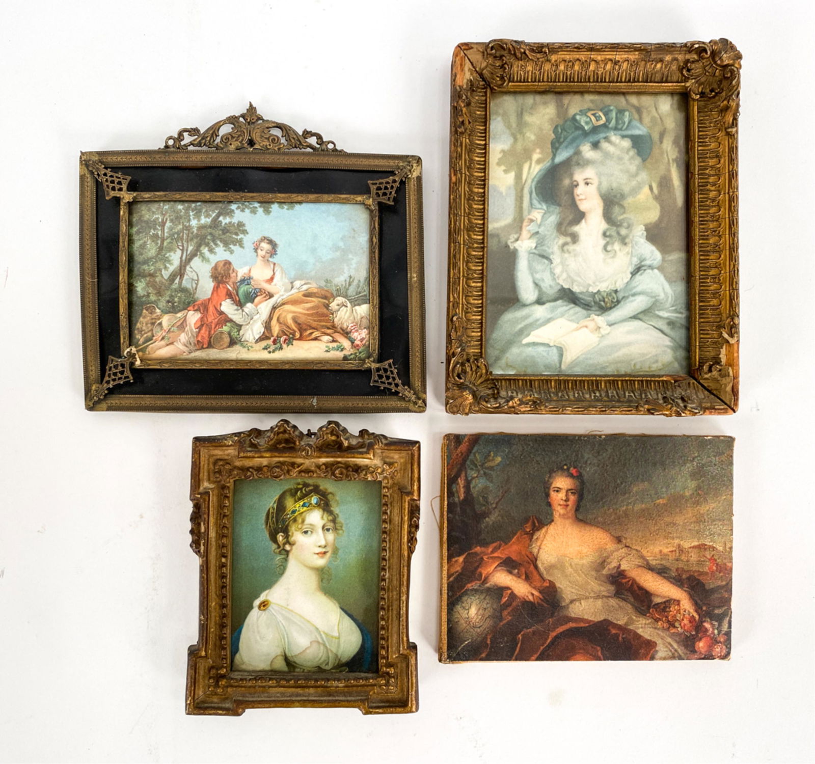 (4) REPRODUCTION MINIATURE PAINTINGS (1 of 9)