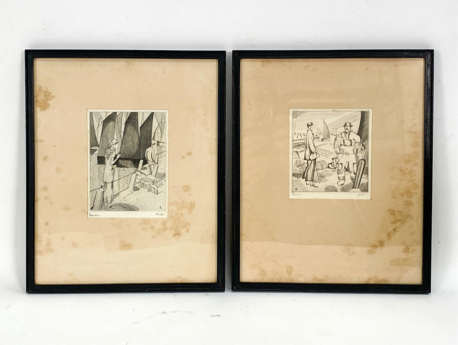 (2) JEAN EMILE LABOUREUR, FRENCH (1877-1943) (1 of 13)