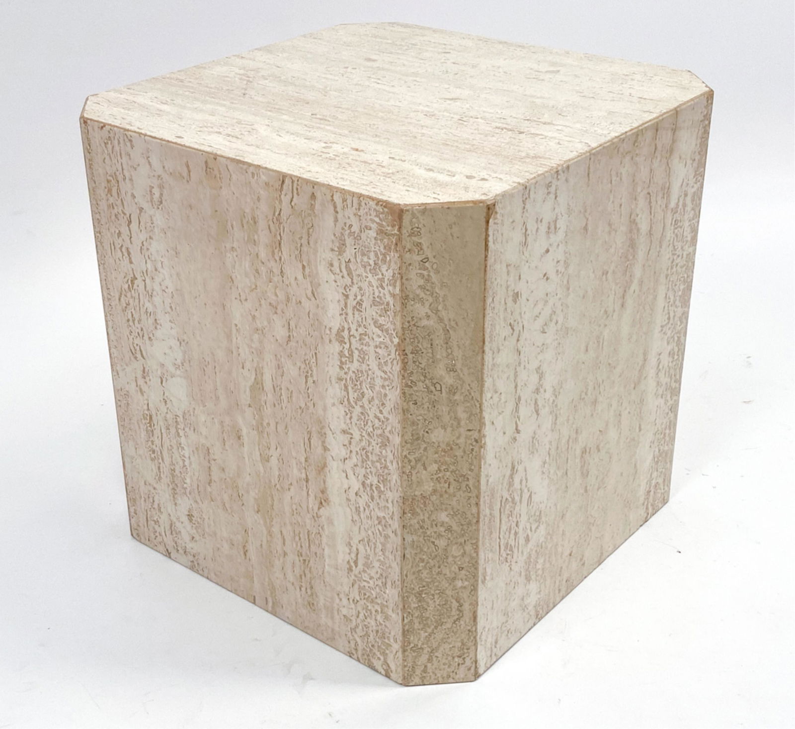 MAURICE VILLENCY TRAVERTINE CUBE (1 of 8)
