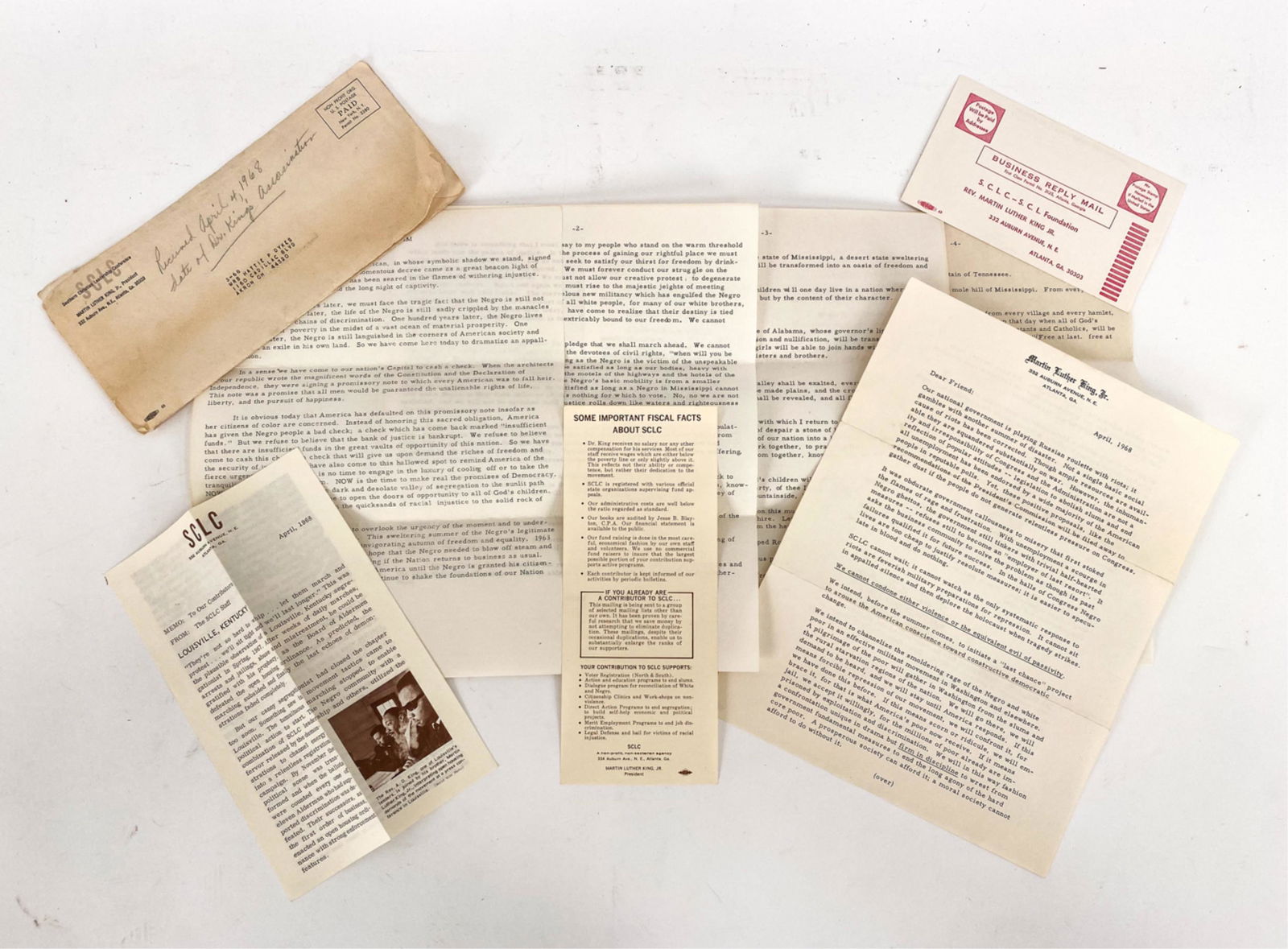 MARTIN LUTHER KING JR "I HAVE A DREAM" SPEECH COPY (1 of 13)