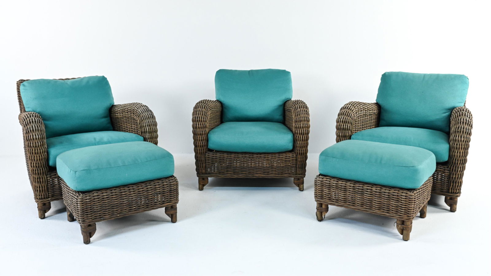 DONGHIA WICKER PATIO FURNITURE SUITE (1 of 12)