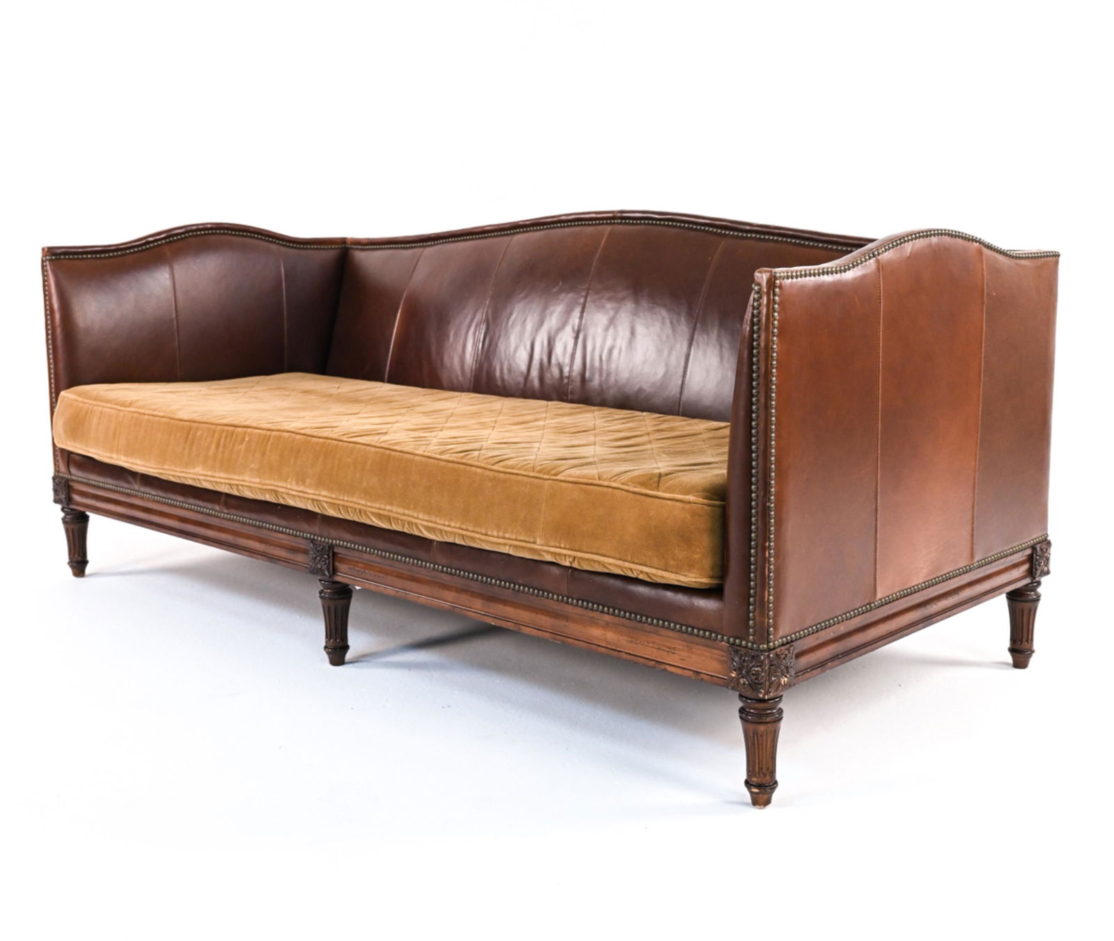LILLIAN AUGUST COLLECTION LEATHER SOFA (1 of 10)