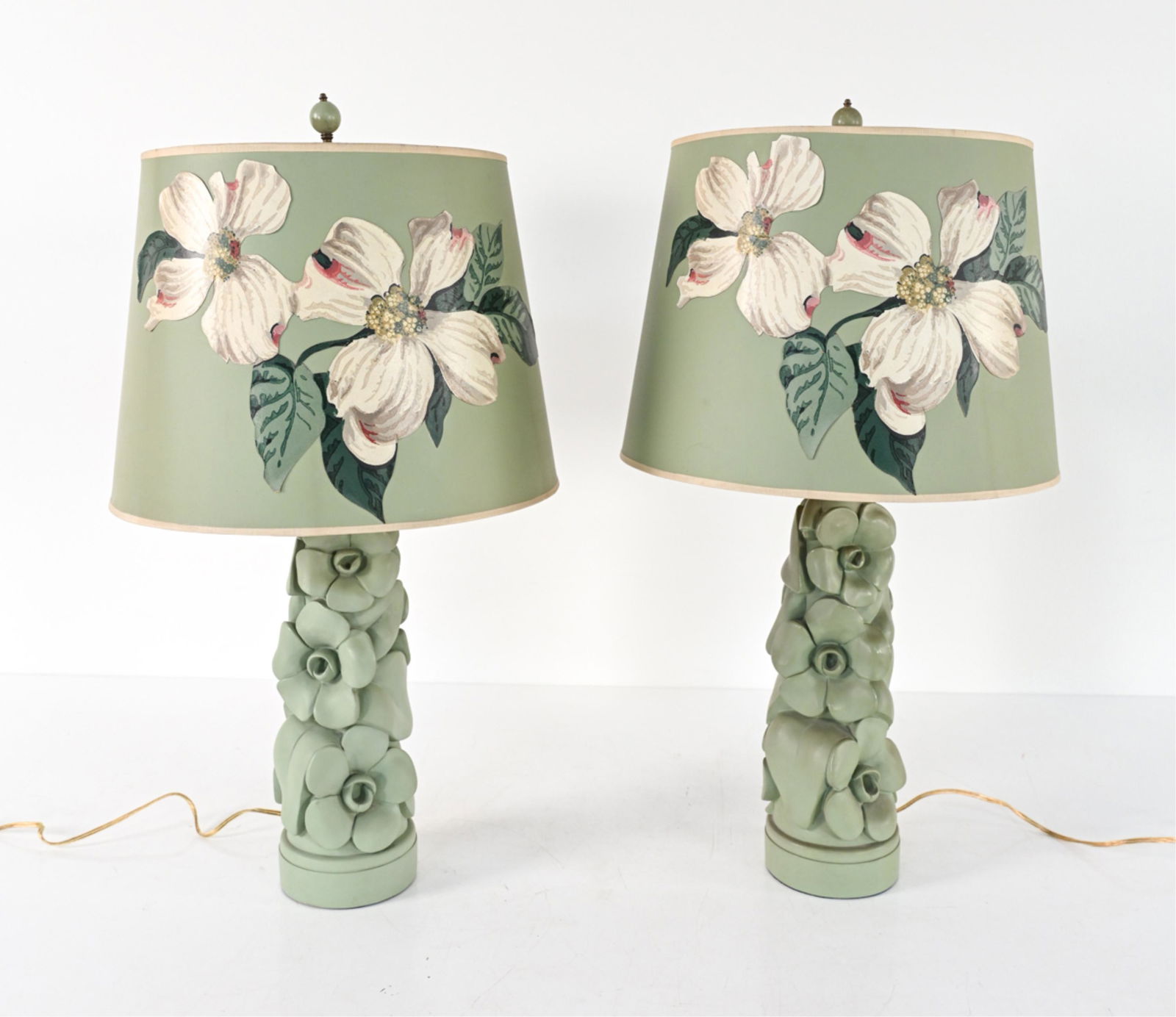 (2) MANNER OF DOROTHY DRAPER PLASTER LAMPS (1 of 13)