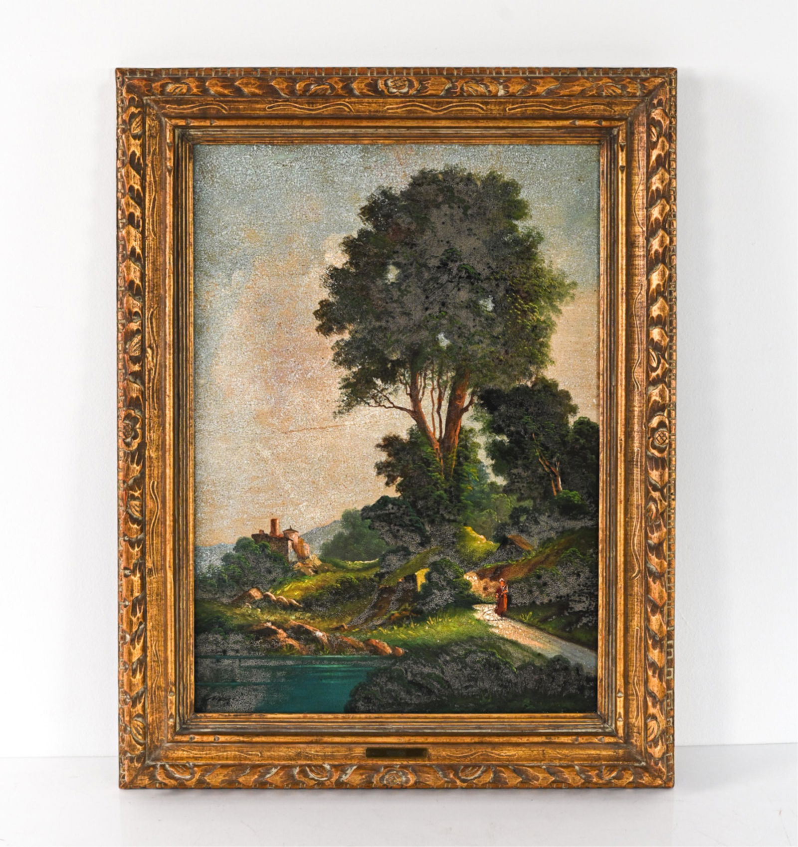 GINO MAGGI, ITALIAN (20TH C.) O/C LANDSCAPE (1 of 9)