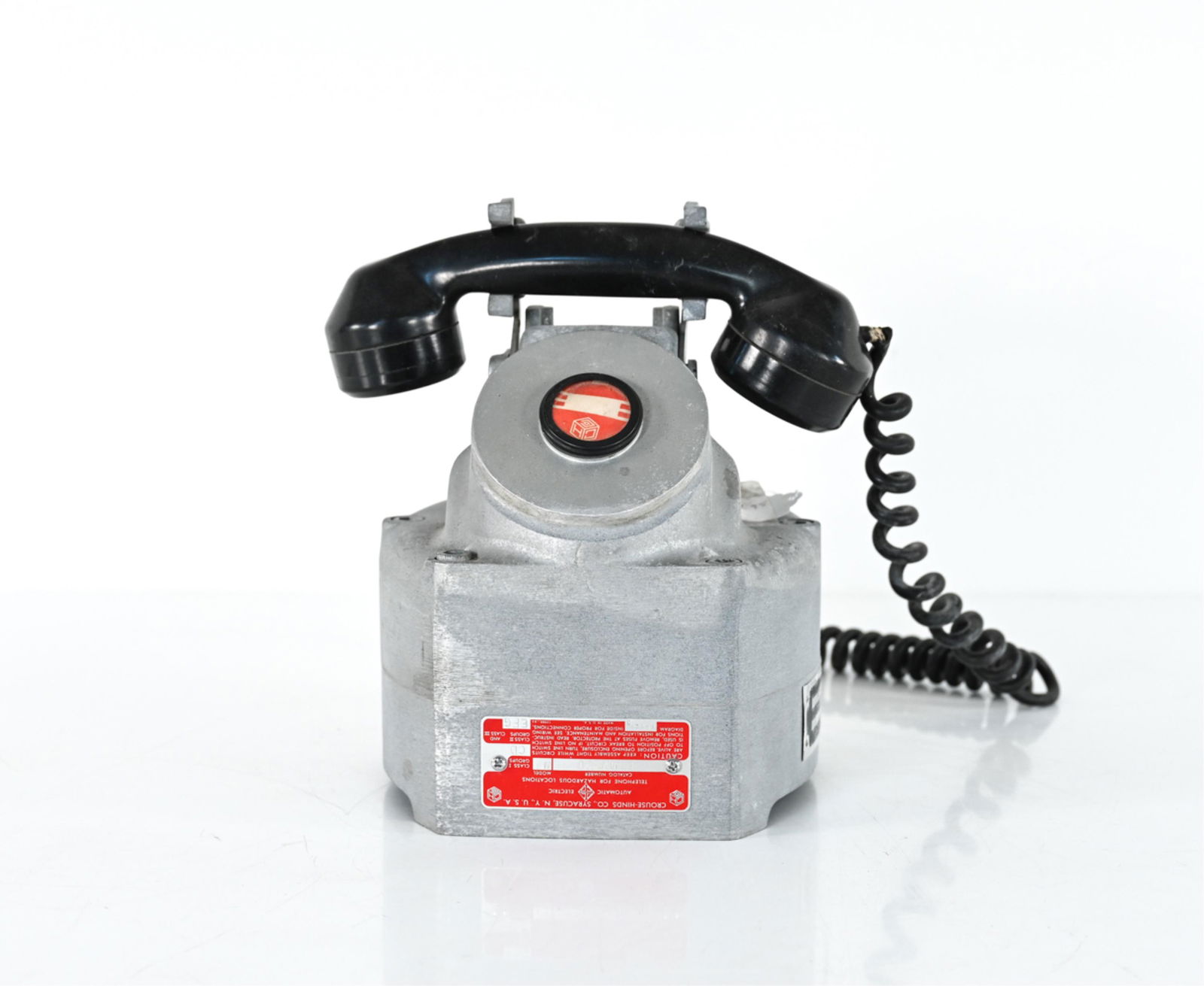C. 1940'S CROUSE-HINDS EXPLOSION-PROOF TELEPHONE (1 of 12)
