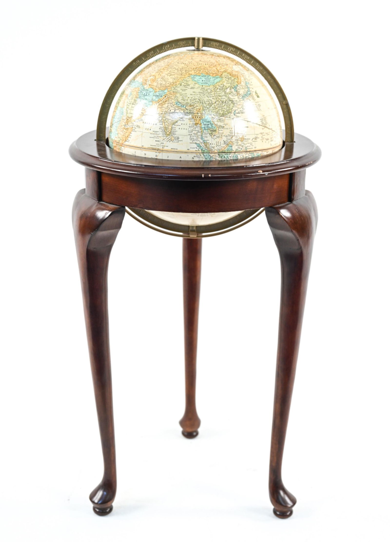 MID-CENTURY CRAM'S IMPERIAL GLOBE ON STAND (1 of 13)
