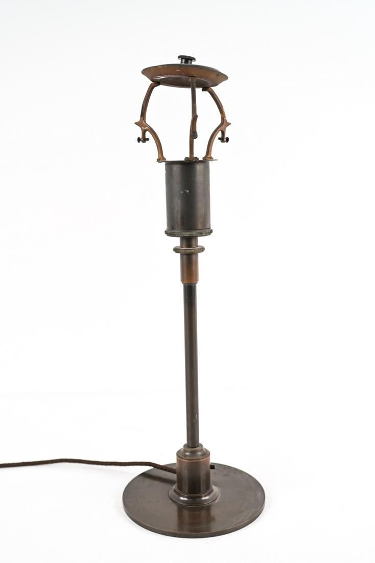 MANNER OF DICKERSON & FARIES BRONZE TABLE LAMP (1 of 6)
