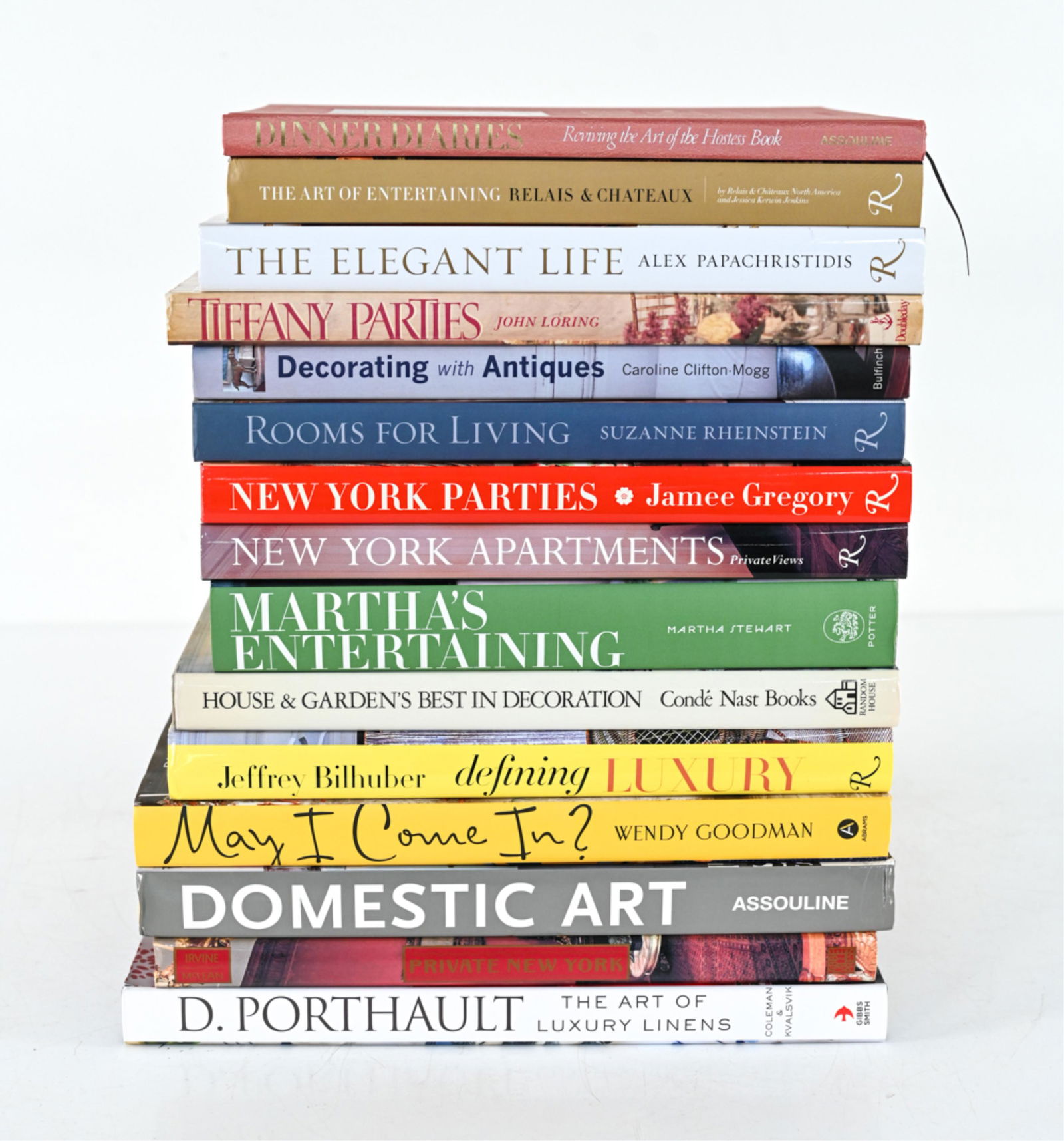 GROUPING OF INTERIOR DESIGN COFFEE TABLE BOOKS (1 of 17)