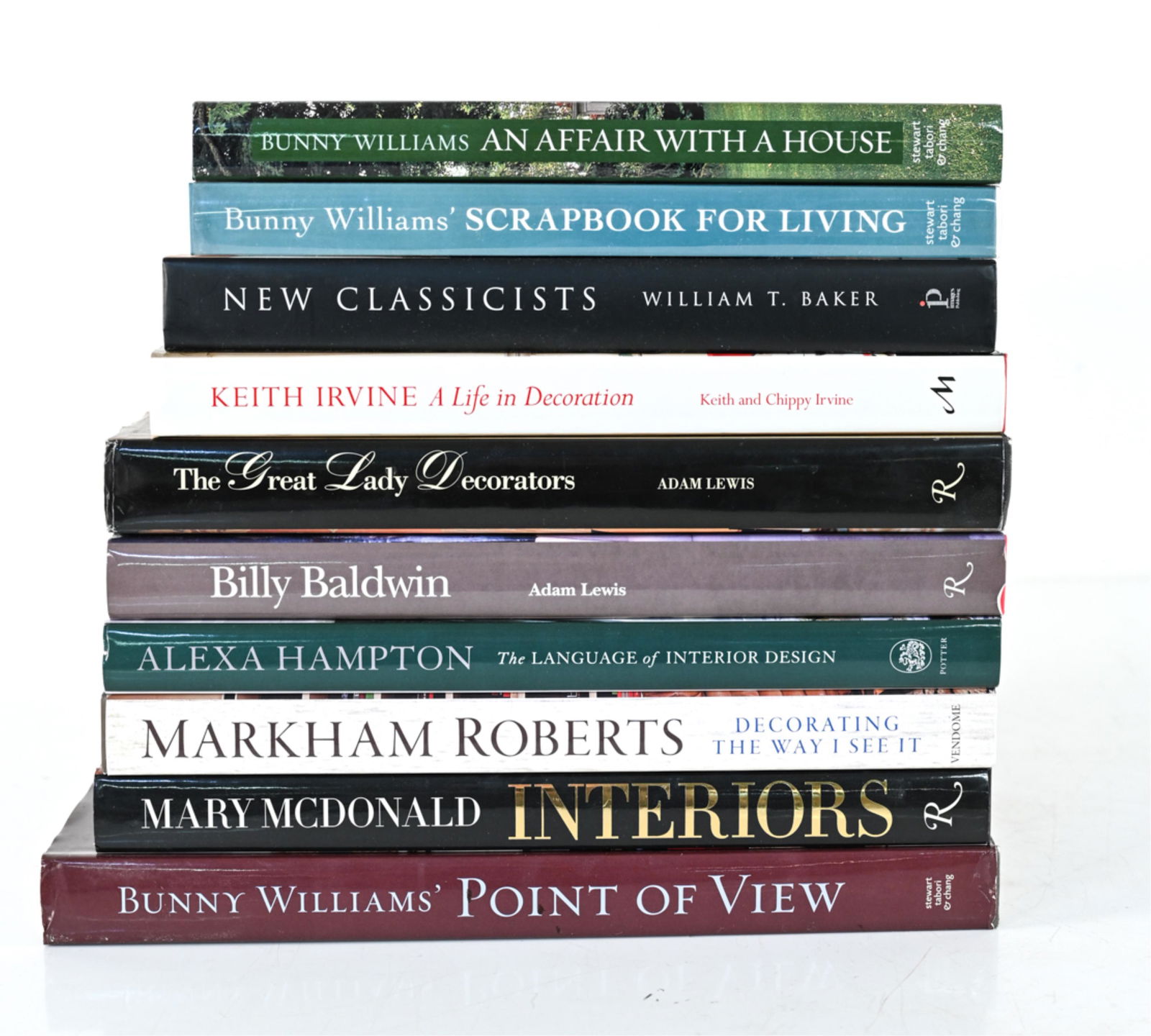 (10) INTERIOR DESIGN BOOKS INCL. BALDWIN, WILLIAMS (1 of 14)