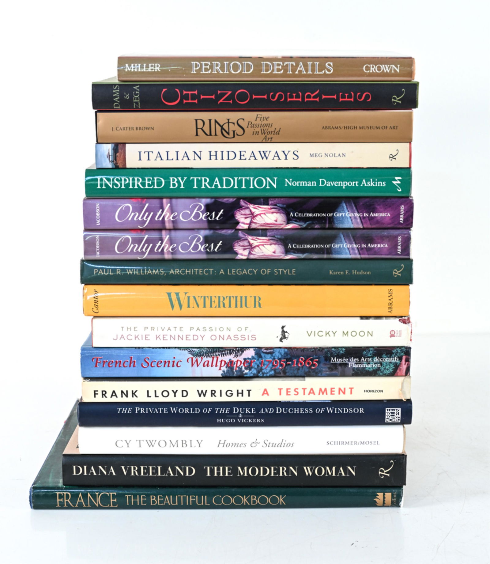 GROUPING OF COFFEE TABLE BOOKS INCL. DESIGN (1 of 17)