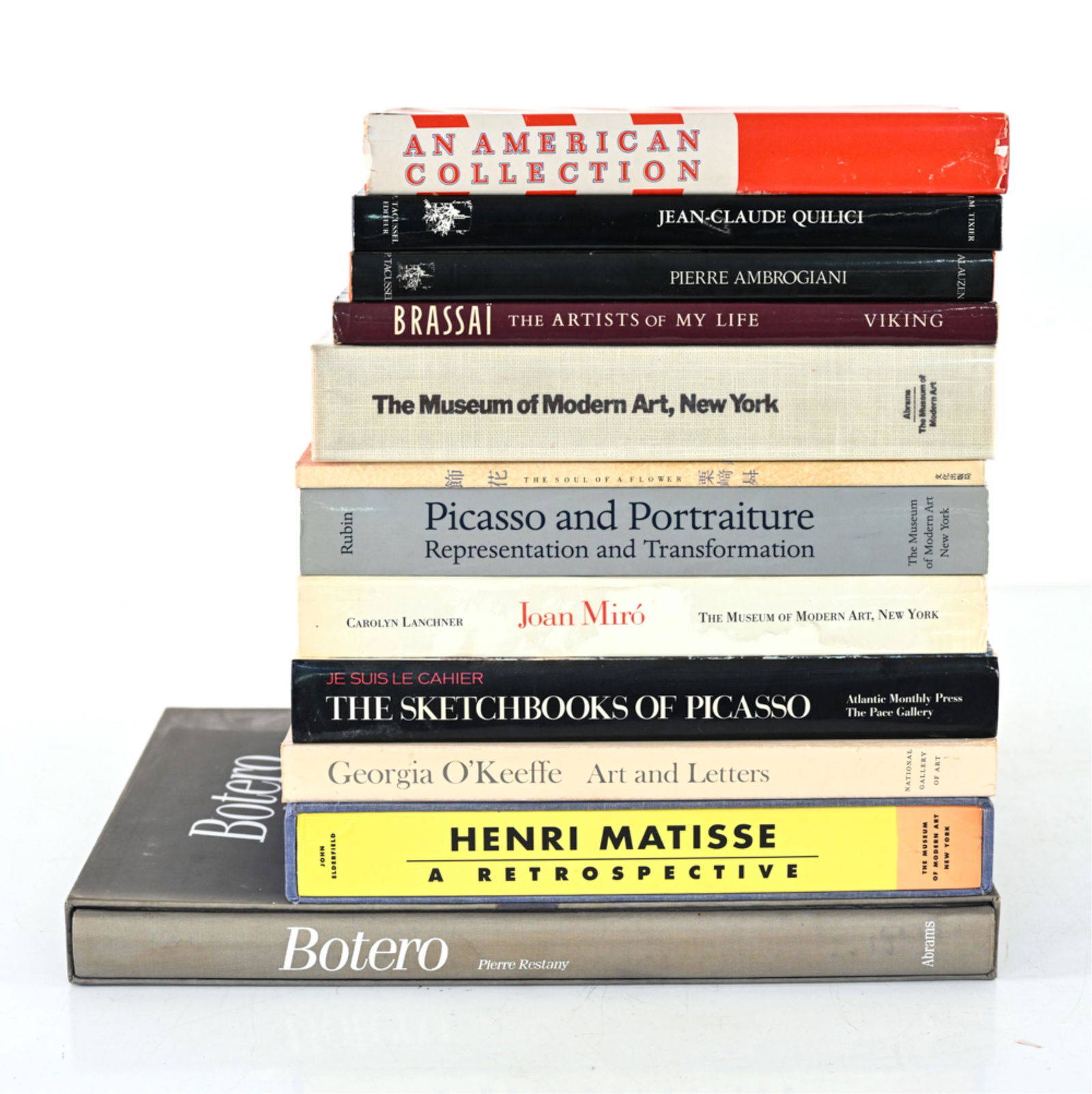 GROUPING OF COFFEE TABLE BOOKS; 20TH C. FINE ART (1 of 15)