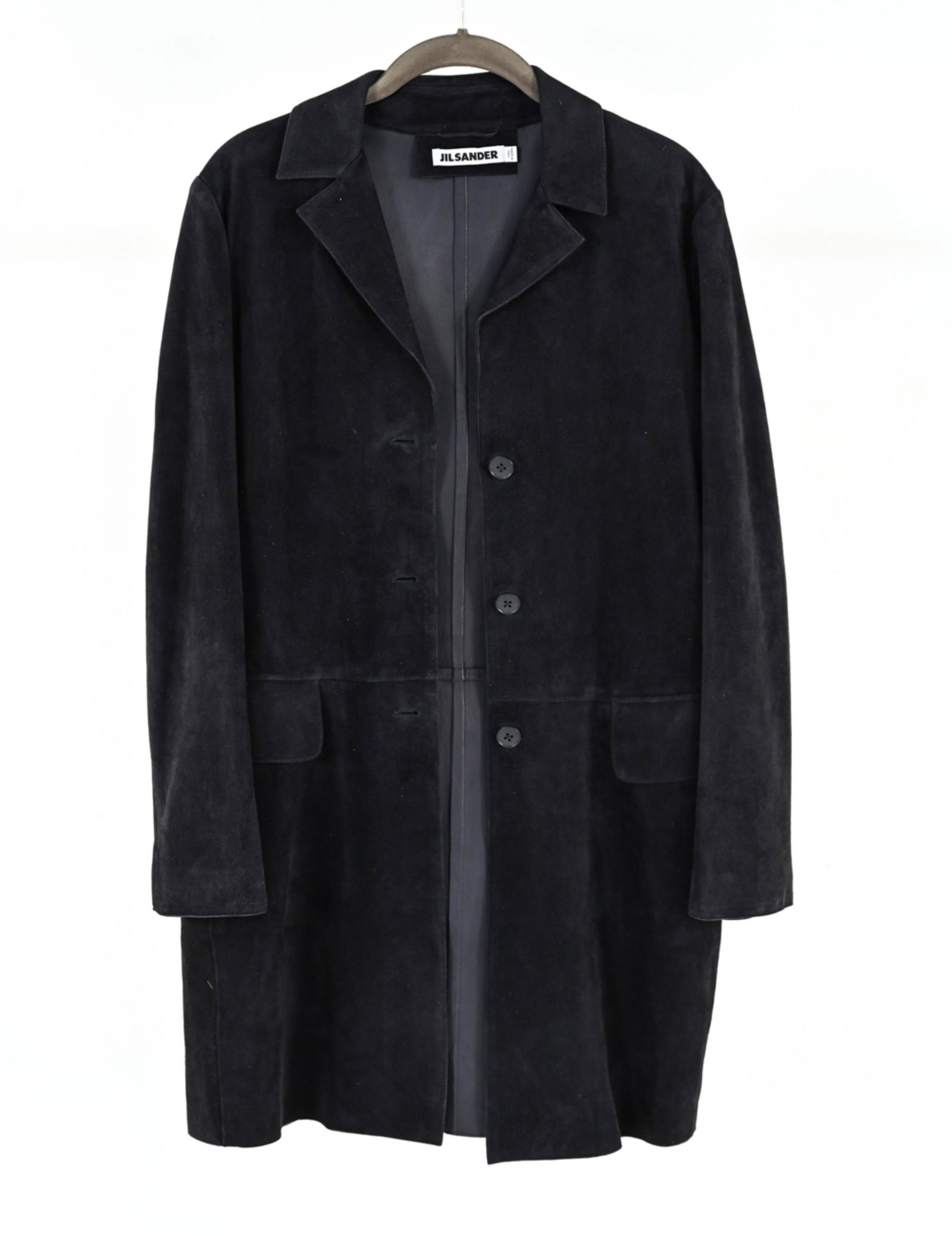 JIL SANDER SUEDE LONGLINE JACKET, IT 36 (1 of 8)