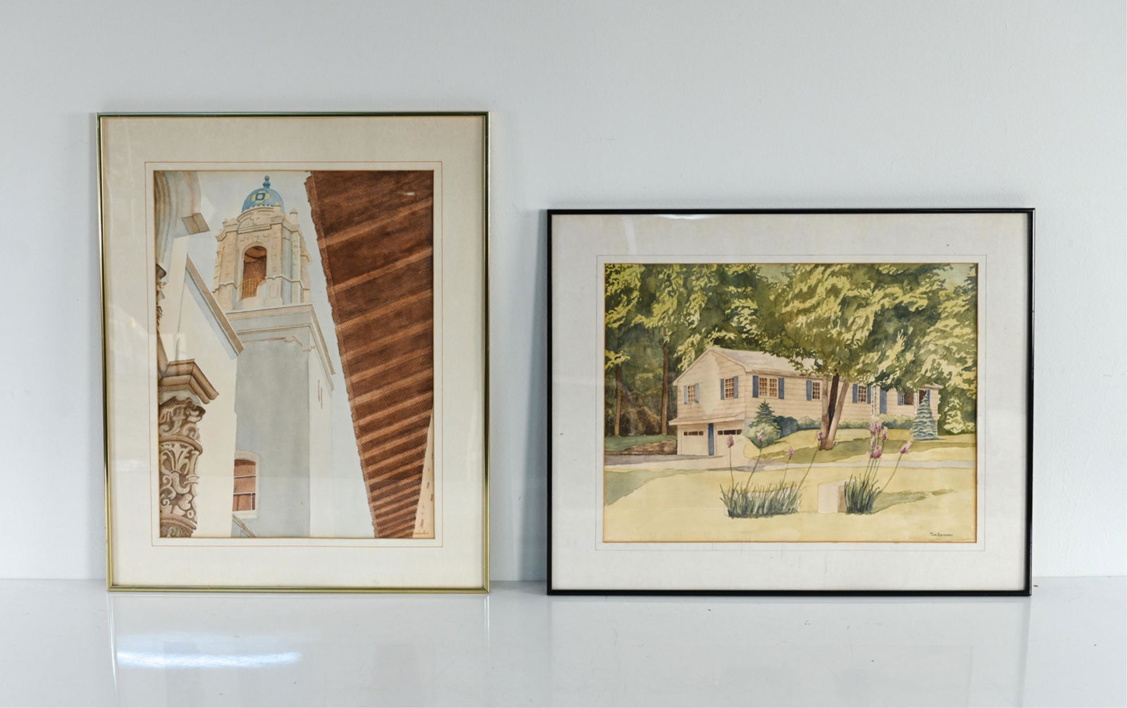 (2) TIMOTHY F. DONOVAN, CT (B. 1919) WATERCOLORS (1 of 13)