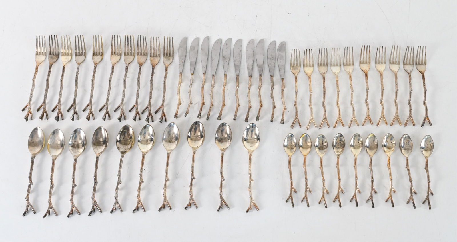 WEST ELM "TWIG" FLATWARE SERVICE (1 of 8)
