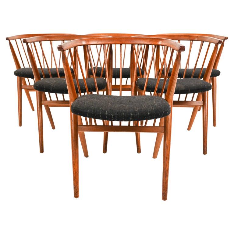 (6) HELGE SIBAST FOR SIBAST NO. 8 TEAK CHAIRS (1 of 19)
