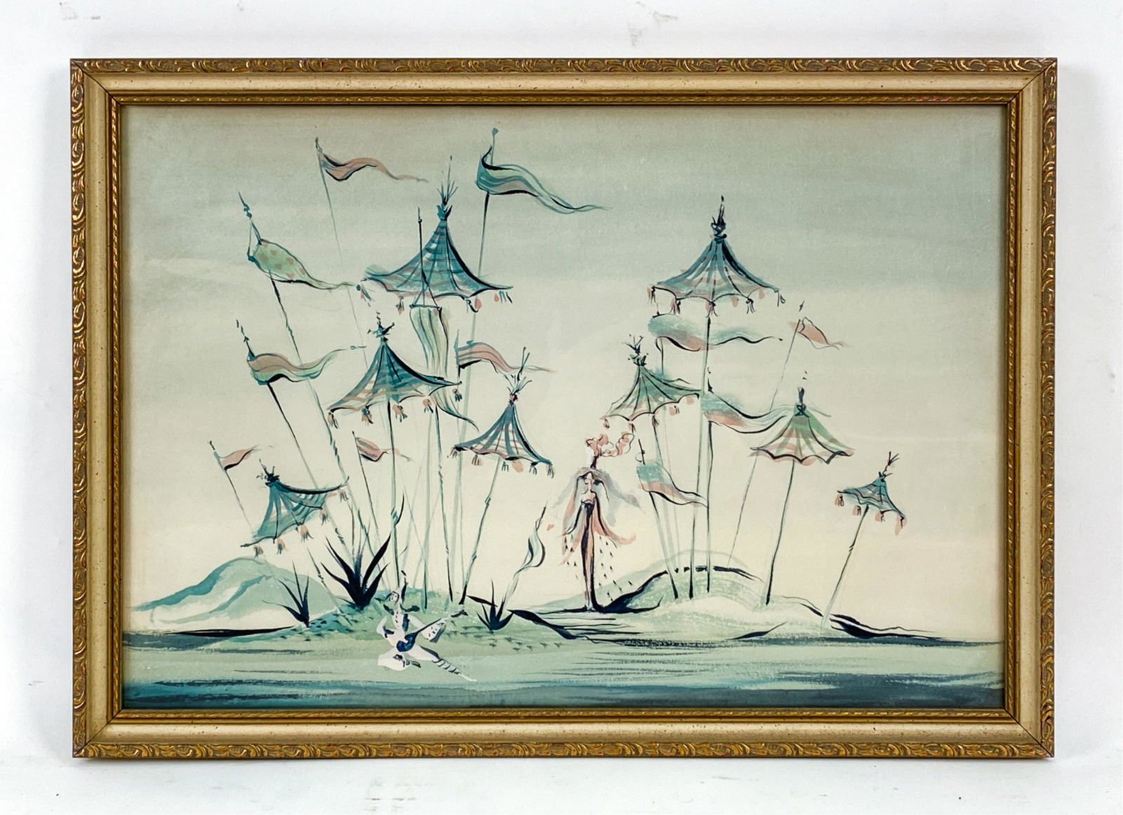 ANTHONY "TONY" DUQUETTE (1914-1999) GOUACHE (1 of 7)