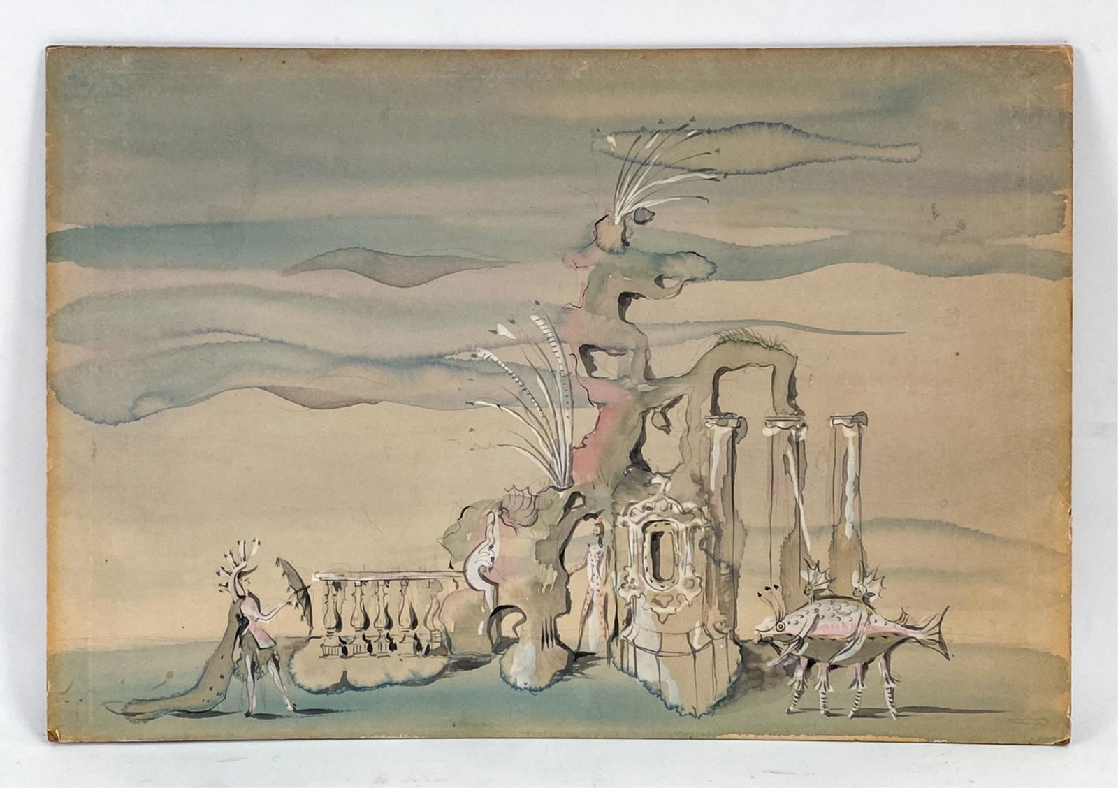 ANTHONY "TONY" DUQUETTE (1914-1999) GOUACHE (1 of 8)