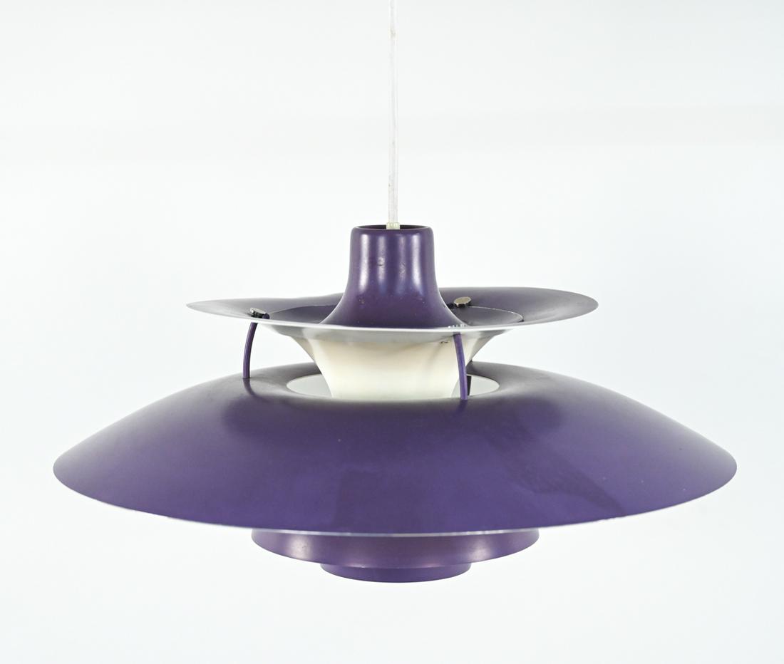 PURPLE PH5 LOUIS POULSEN DANISH PENDANT LIGHT (1 of 8)