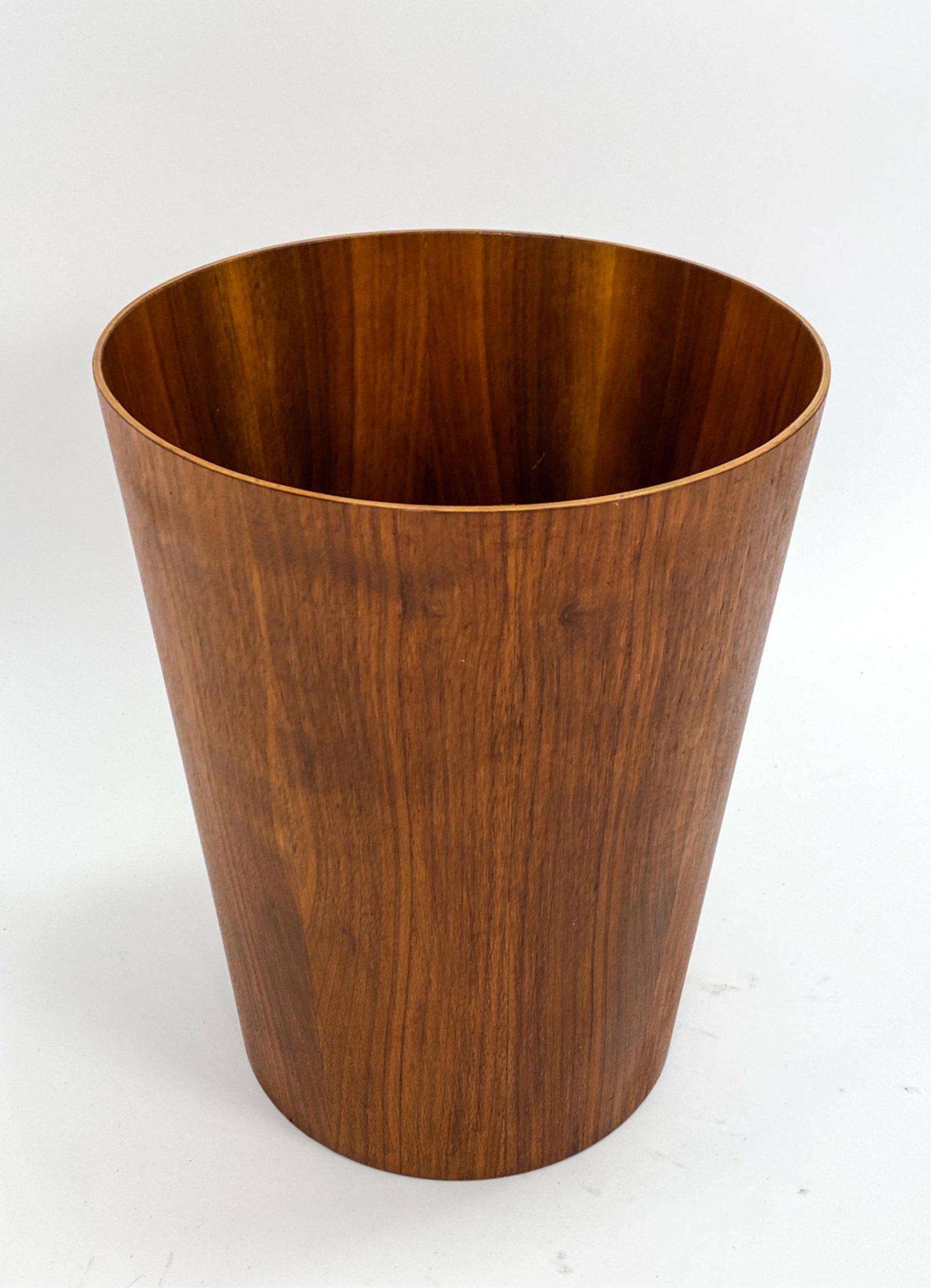 MARTIN ABERG FOR SERVEX SWEDISH TEAK WASTE BASKET (1 of 10)