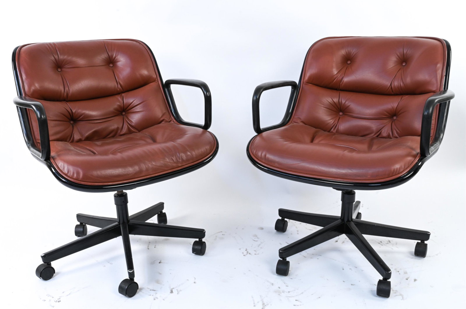 PAIR OF CHARLES POLLACK FOR KNOLL CHAIRS (1 of 10)