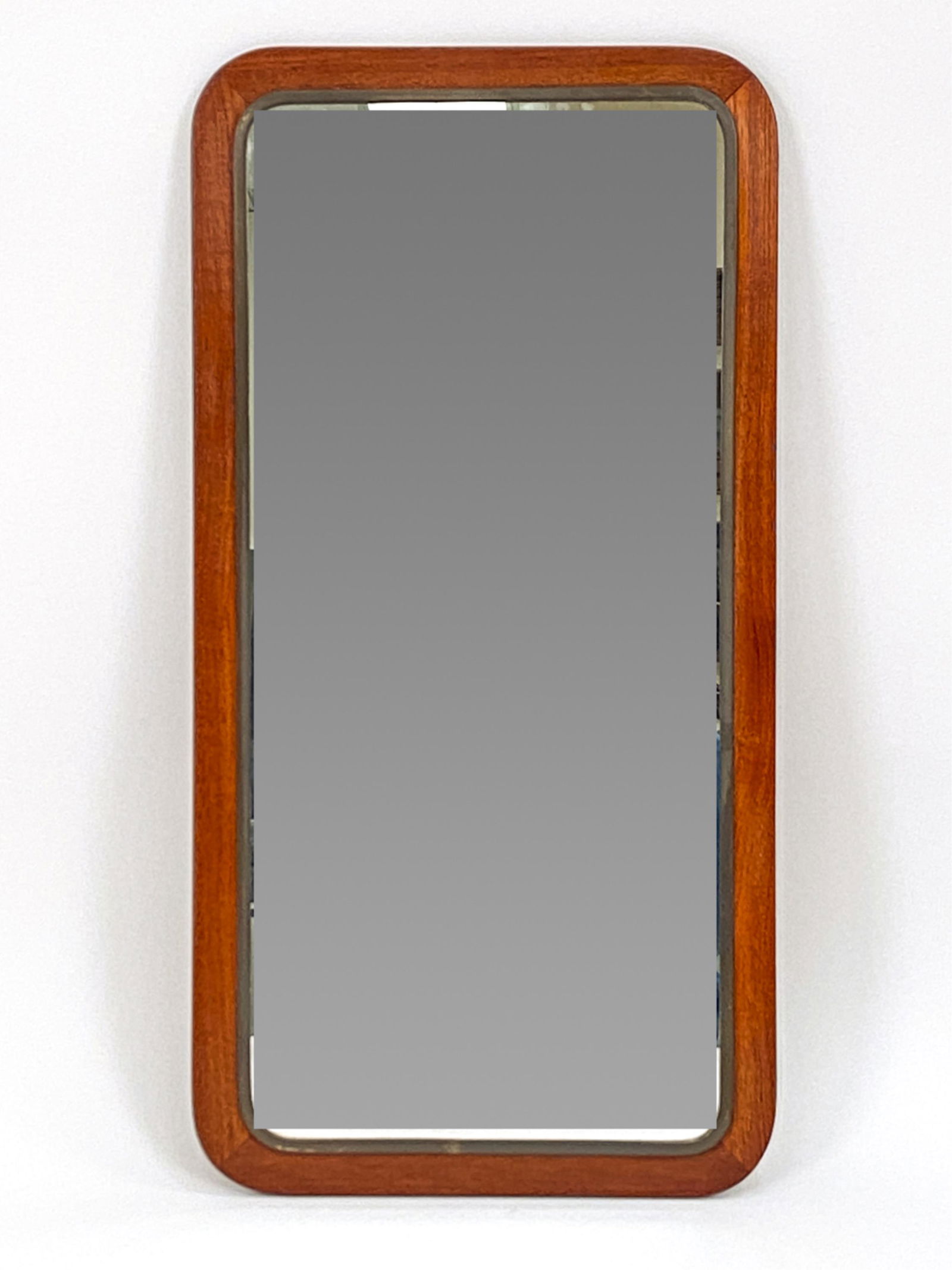 DANISH MID-CENTURY TEAK MIRROR (1 of 7)