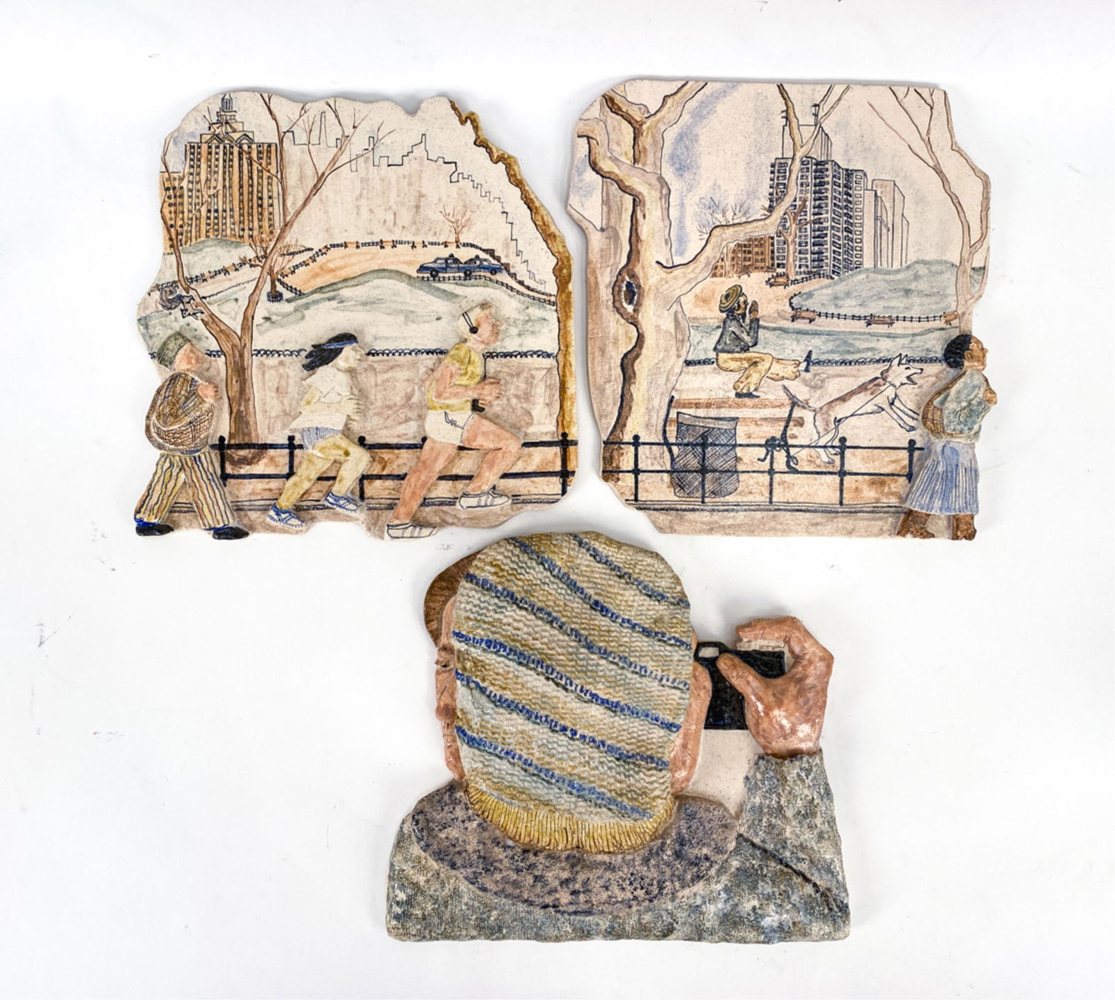 (3) MARILYN ANDREWS (1942-2019) CERAMIC SCULPTURES (1 of 13)