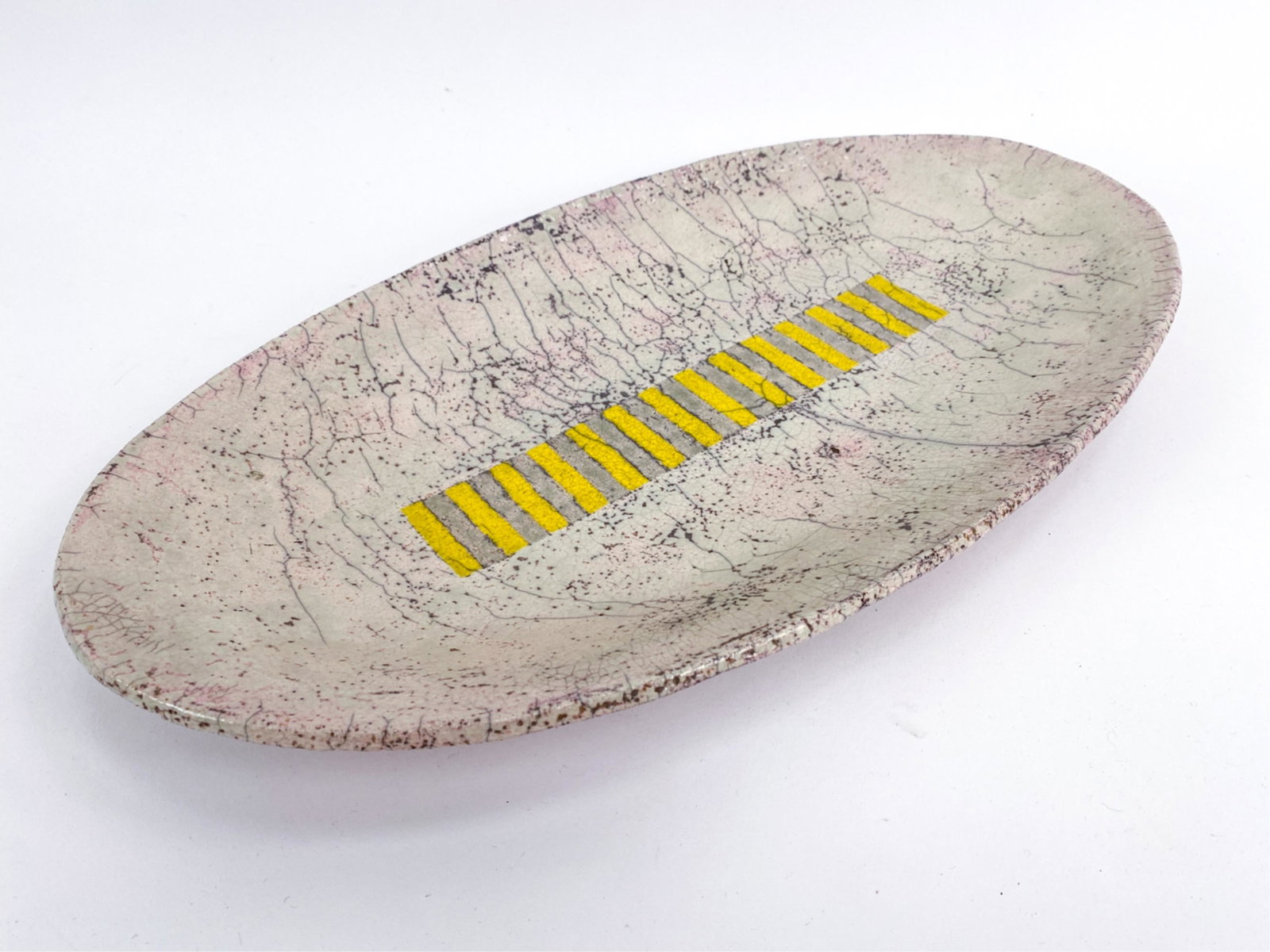 DIANE MAYO RAKU POTTERY PLATTER (1 of 11)