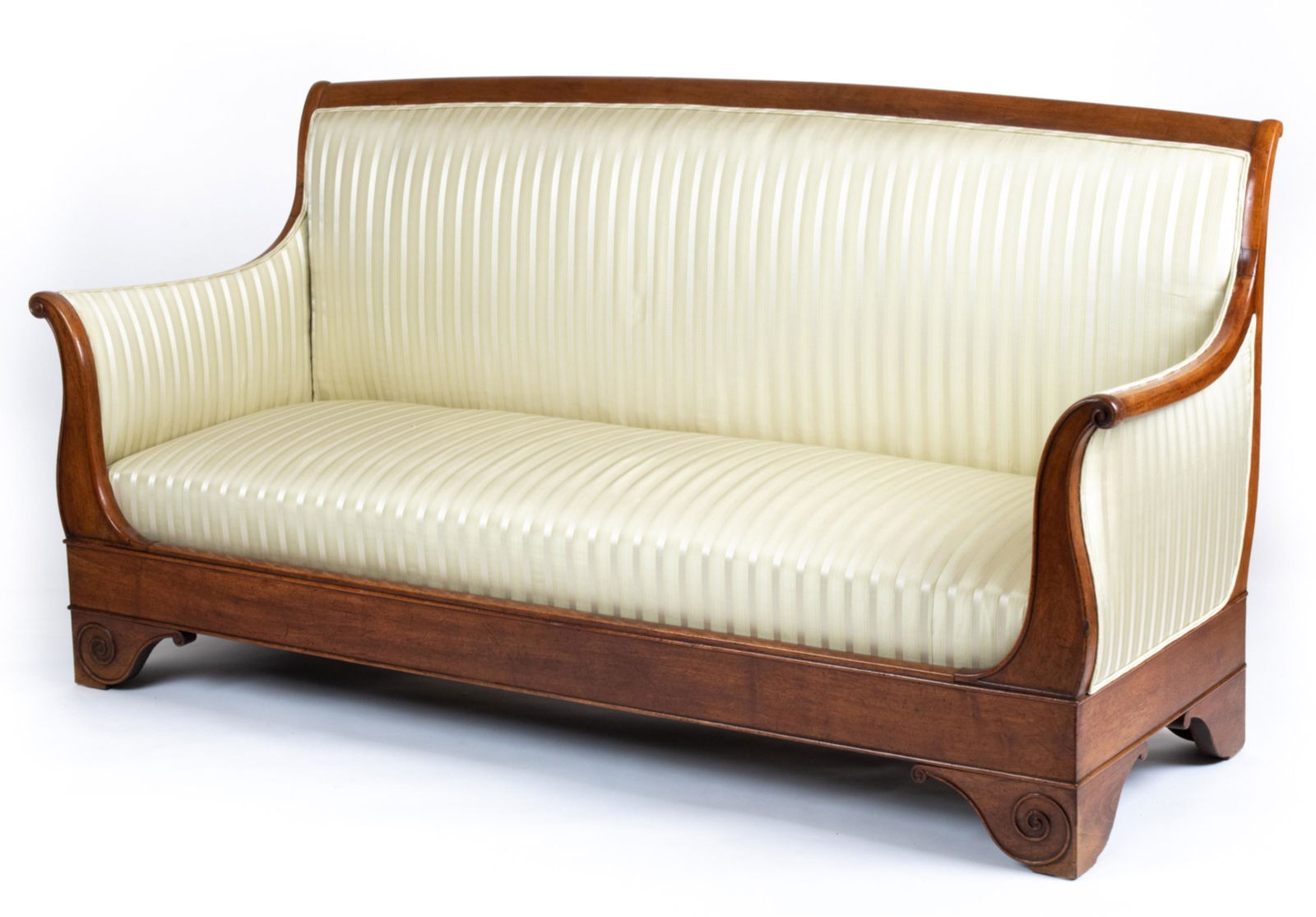 ANTIQUE BIEDERMEIER WALNUT SOFA (1 of 13)