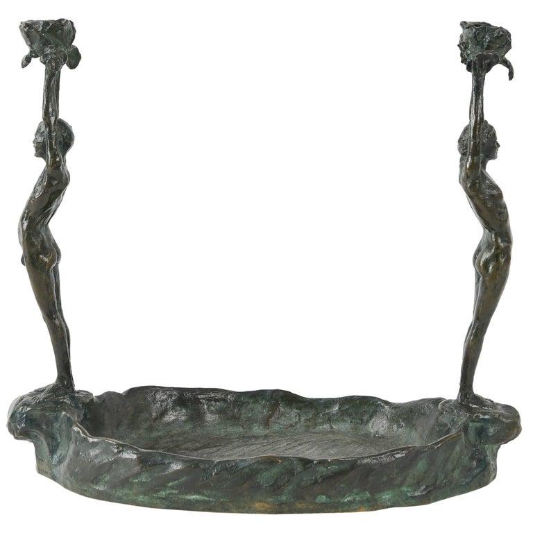 VALERIE HARRISSE WALTER BRONZE CENTERPIECE (1 of 9)