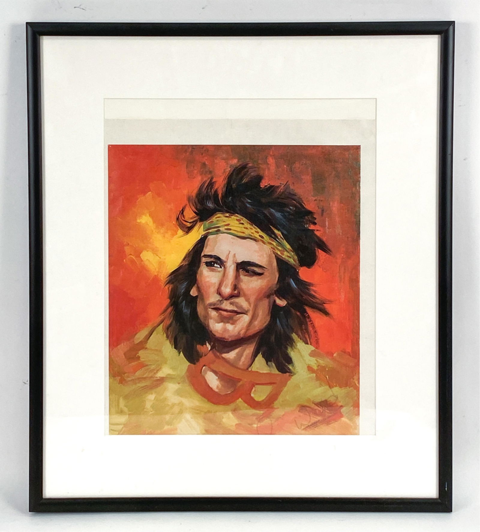 RONNIE WOOD PORTRAIT PRINT (1 of 5)