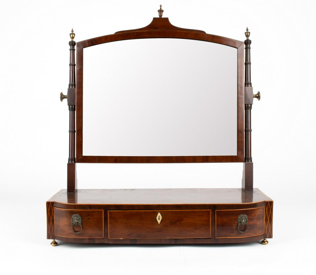 ENGLISH REGENCY PERIOD DRESSING TABLE MIRROR (1 of 20)