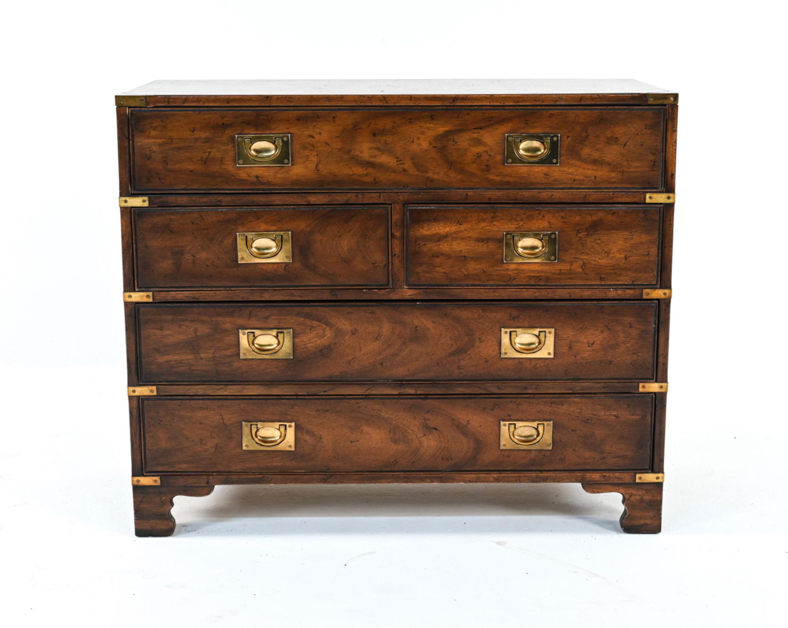 DREXEL HERITAGE CAMPAIGN STYLE CHEST OF DRAWERS (1 of 11)